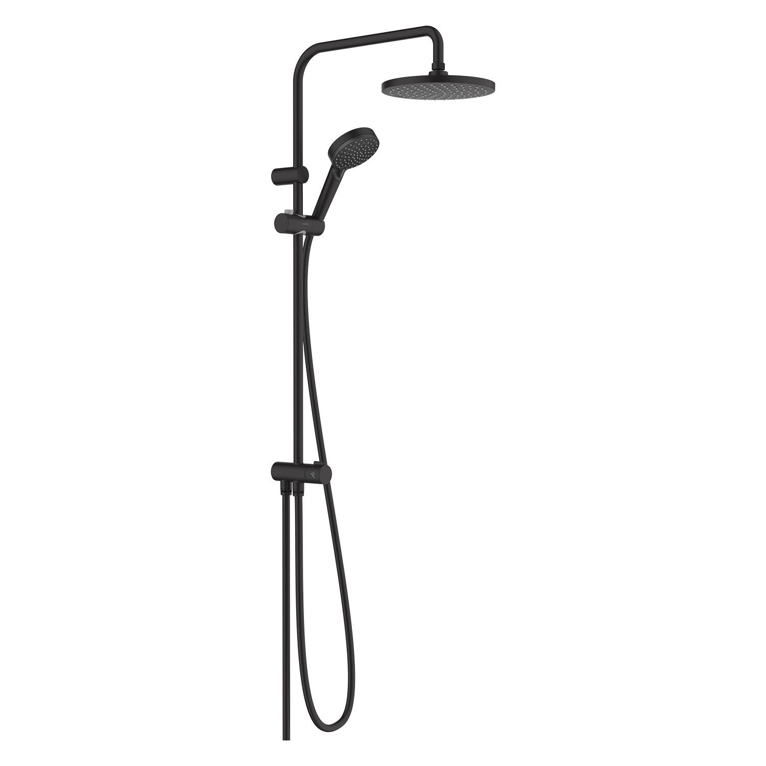 hansgrohe Vernis Blend Duschsystem 200 1 jet Reno 26272000, Badarmaturen, mattschwarz 26272670