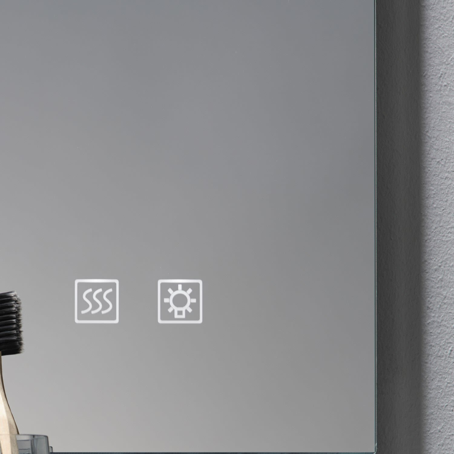 burgbad Fiumo Badspiegel mit horizontaler LED-Beleuchtung 60 x 70 cm 3
