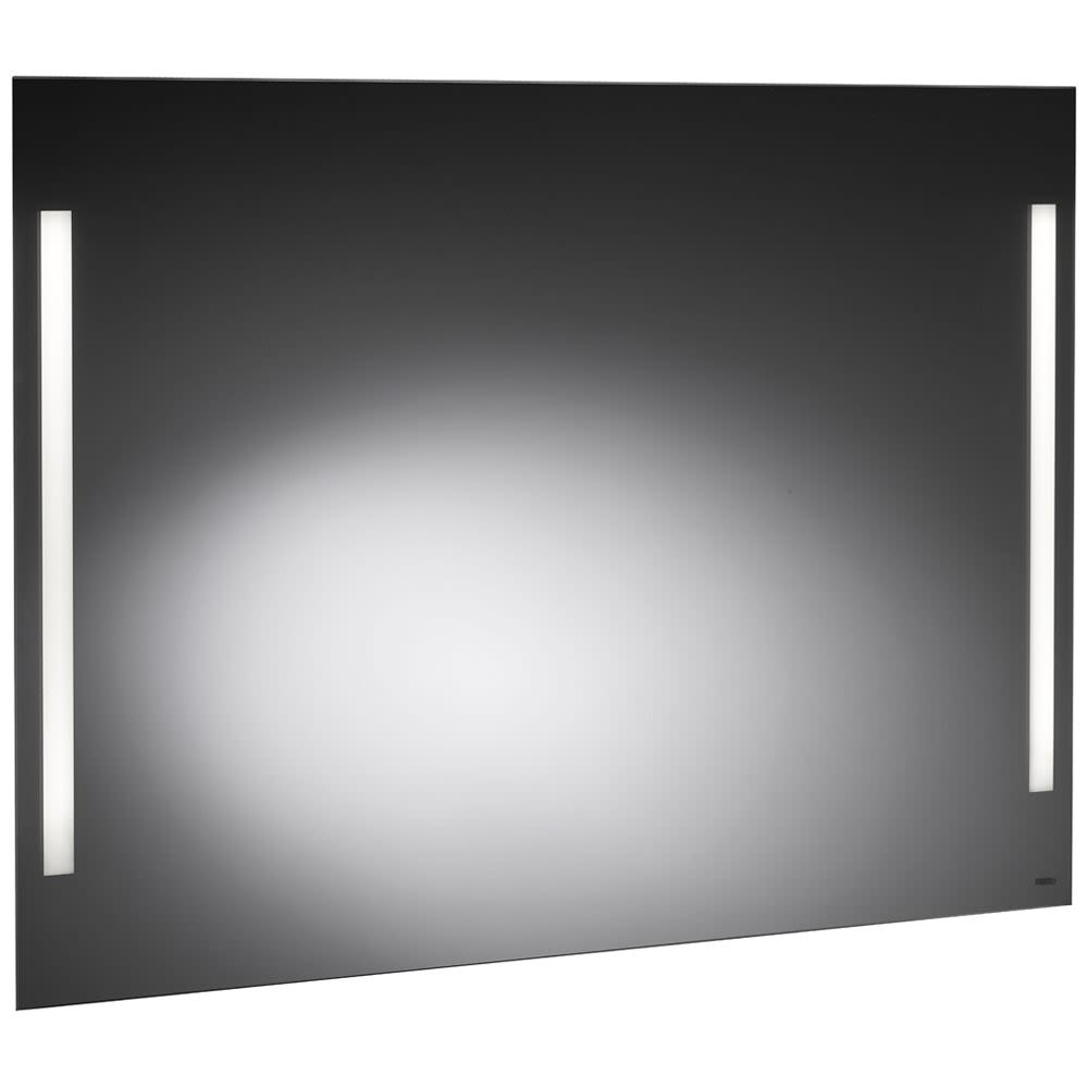 Emco Badezimmerspiegel Premium 100 cm – verspiegelter Badezimmerspiegel mit LED-Beleuchtung, Spiegel, 449600074, verspiegelt