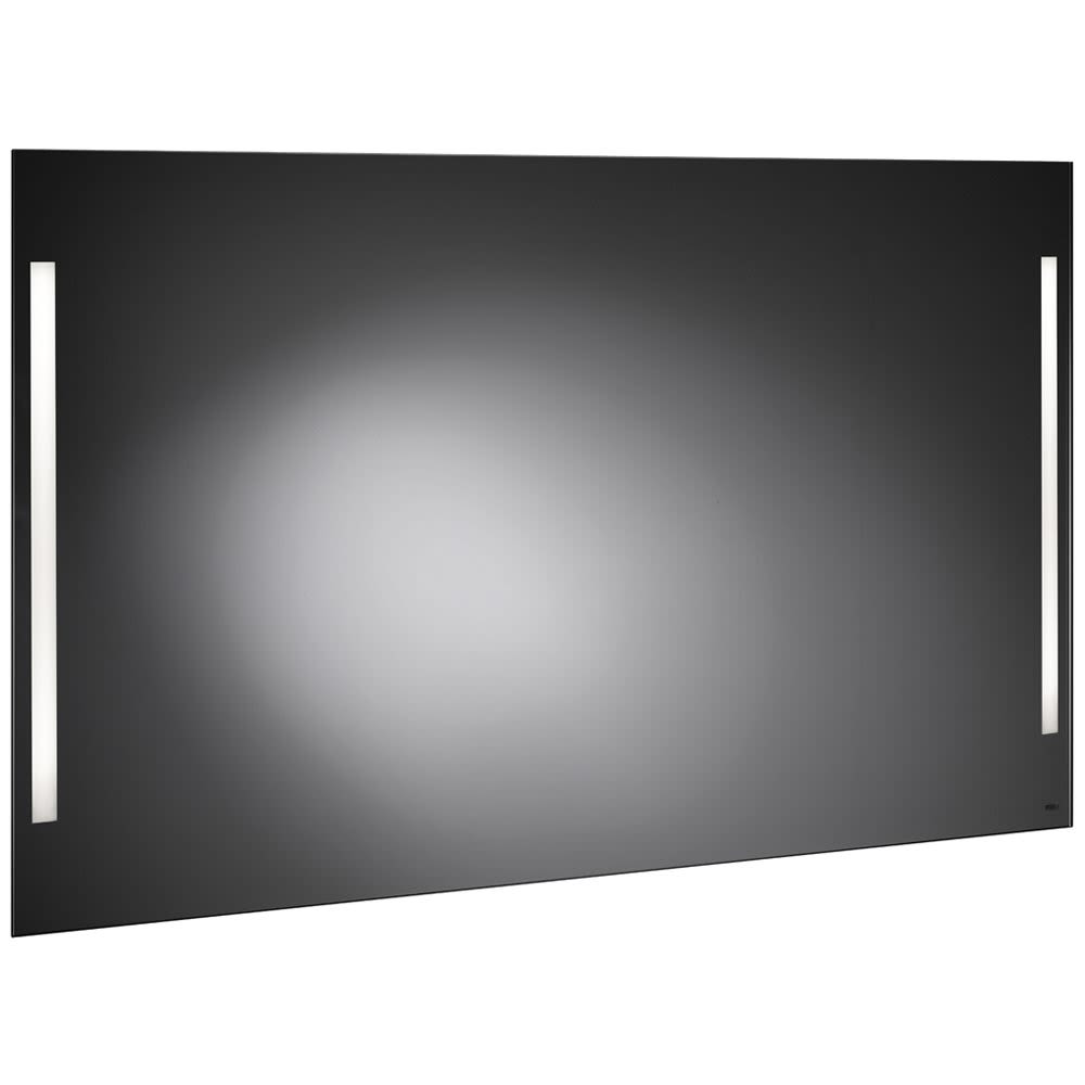 Emco Badezimmerspiegel Premium 120 cm – verspiegelter Badezimmerspiegel mit LED-Beleuchtung, Spiegel, 449600075, verspiegelt