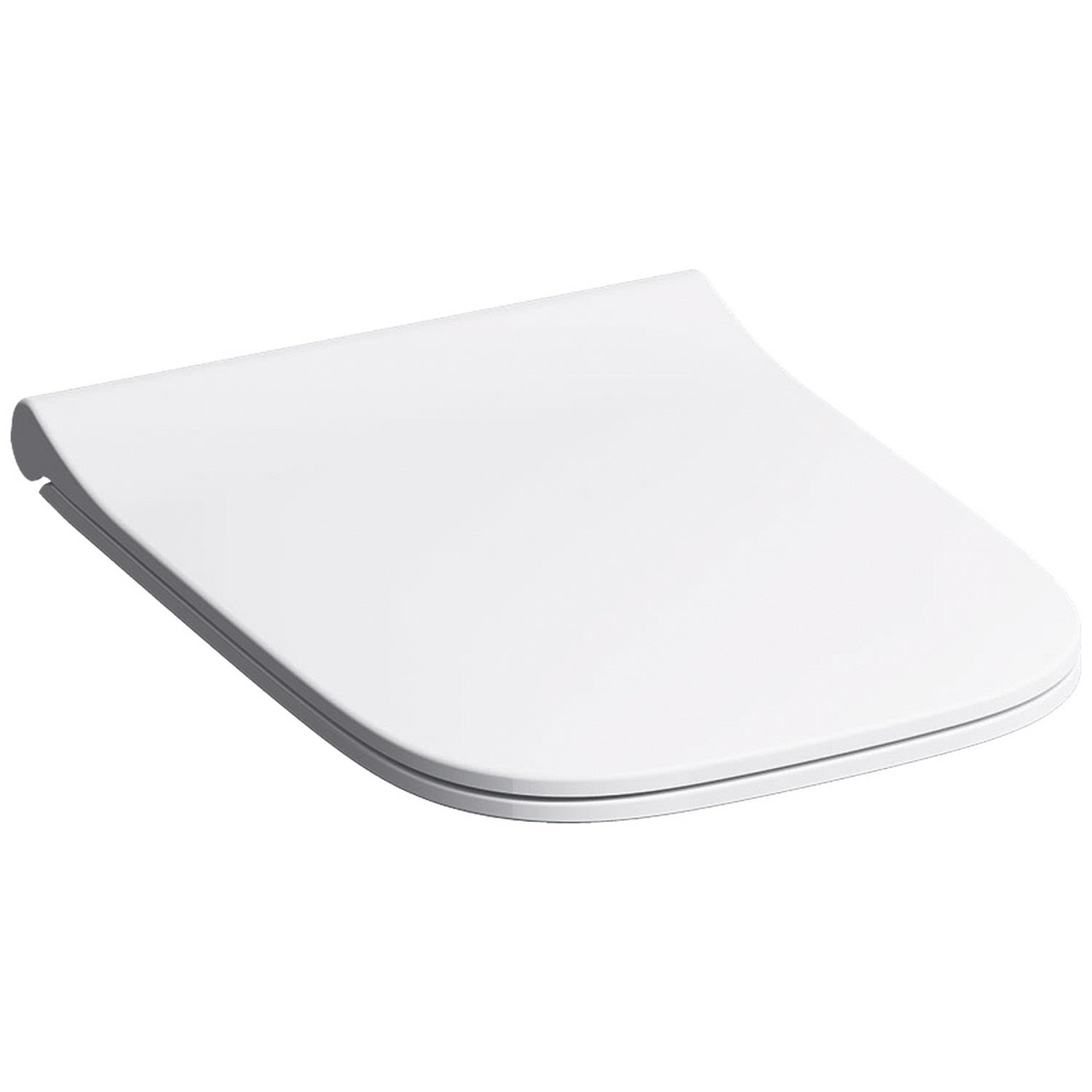 Geberit Smyle WC-Sitz Slim, Sandwichform 500.239.01.1, Badkeramik, weiß