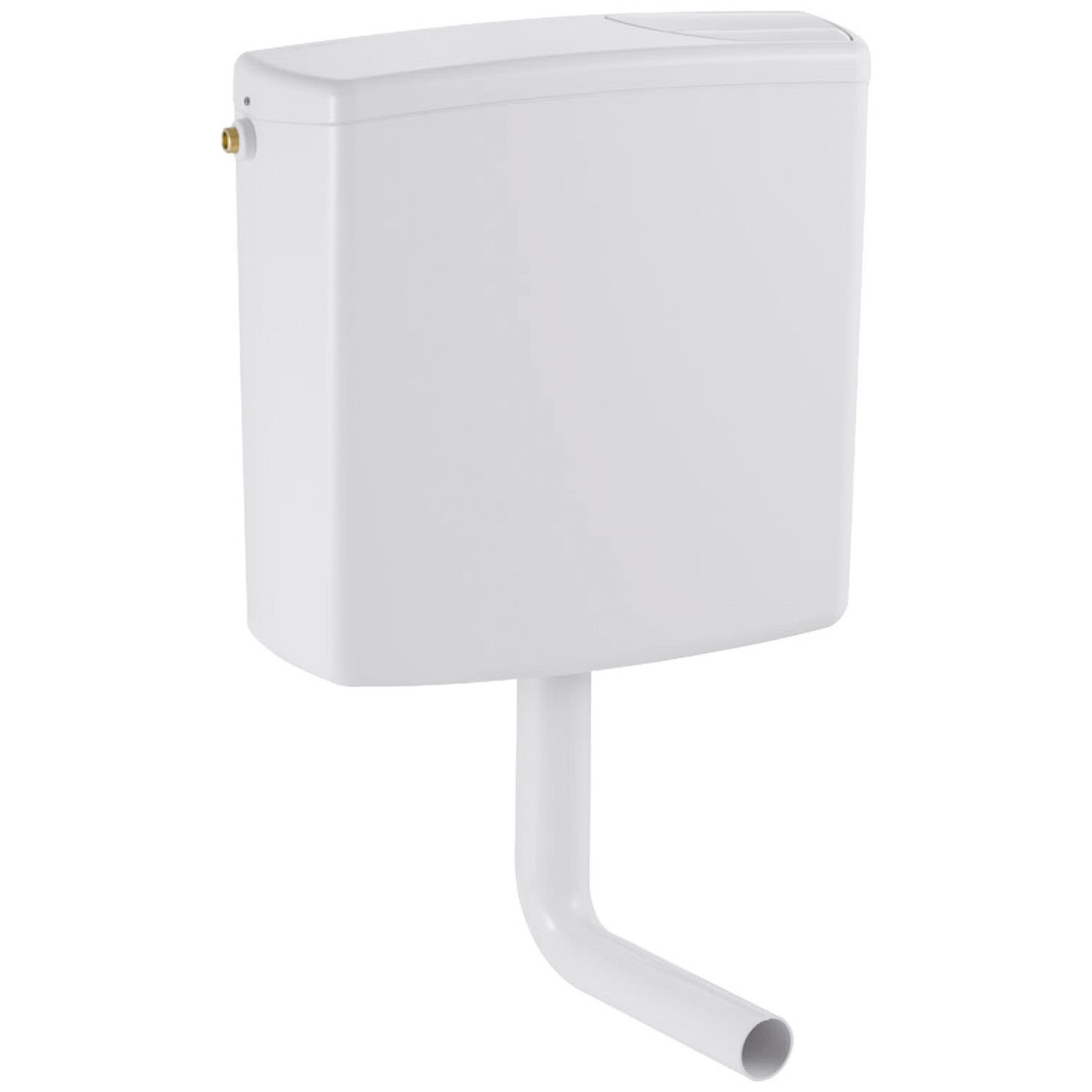 Geberit AP-Spülkasten AP140 tiefhängend verschr. Deckel 140.314.11.1, Badkeramik, weiß