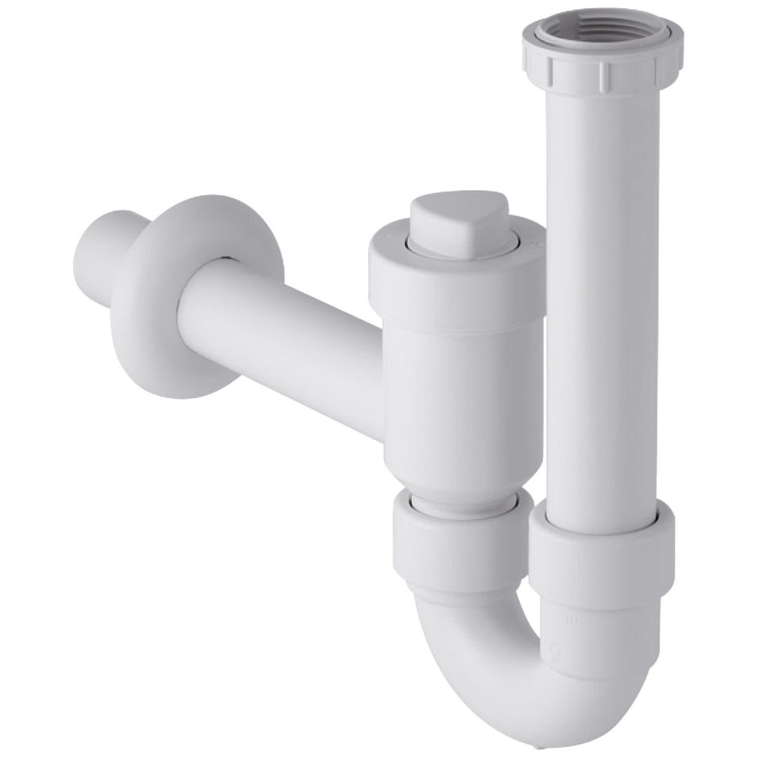 Geberit Waschtisch-Ablauf Ø 4 cm Rückflussverhinderung 152.860.11.1, Badarmaturen,