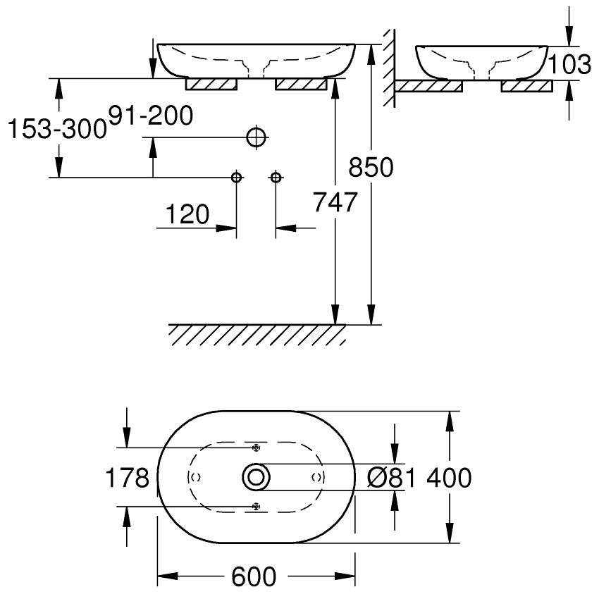 Grohe Essence mitigeur lavabo 24173DL1 1/2", taille M, avec garniture de vidage , coucher de soleil chaud brossé 8