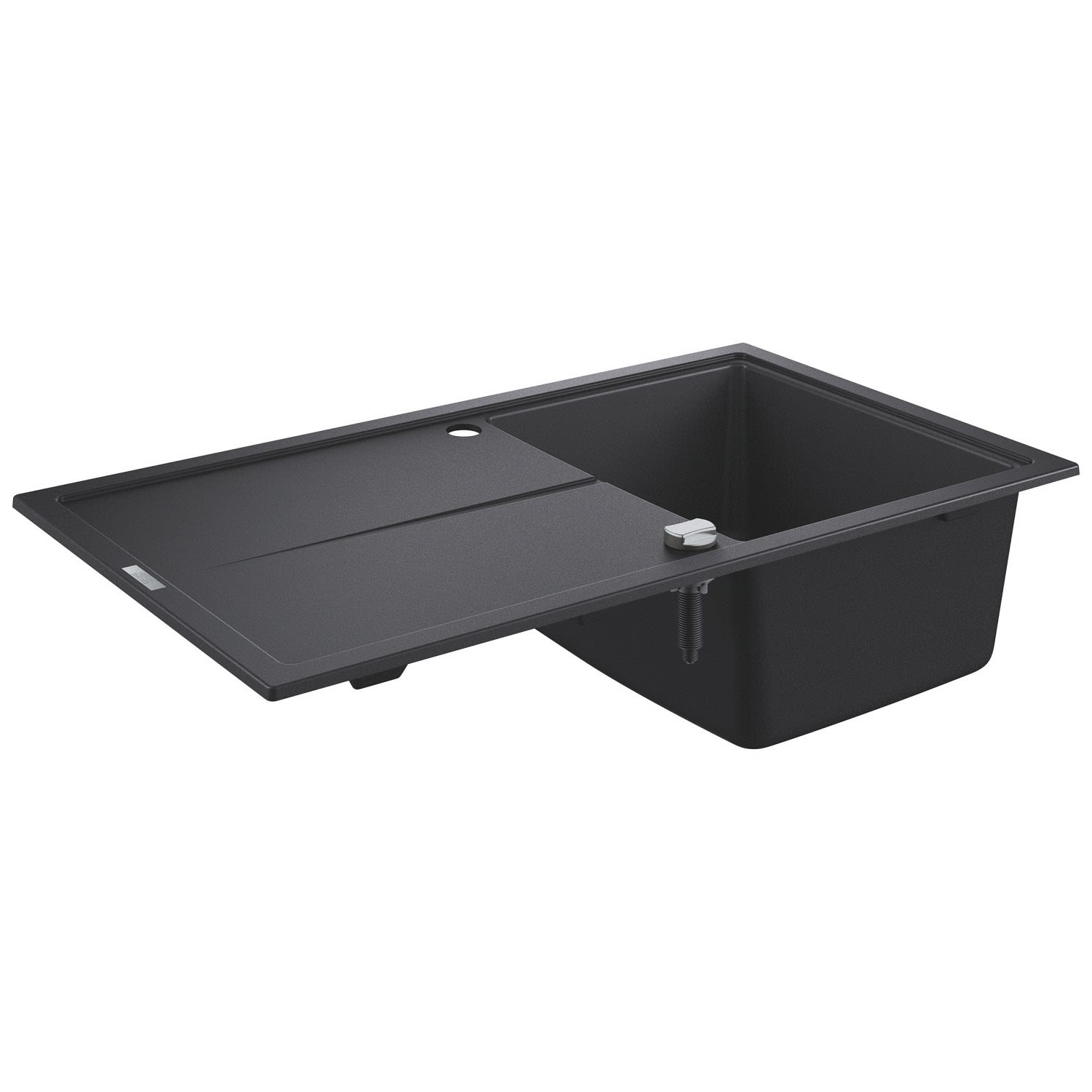 Grohe K400 évier intégré en composite 31642AP0 1000x500mm, 2000 , 5 bols avec égouttoir, granit noir 10