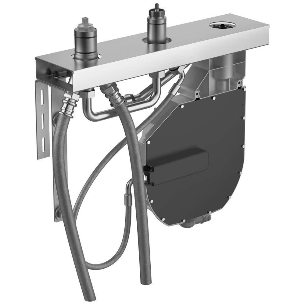 Hansa Hansacompact Wand- und Renovierungslösung für 3-Loch-Fliesenmontage mit Einbaukörper 53070300, Badarmaturen, chrom