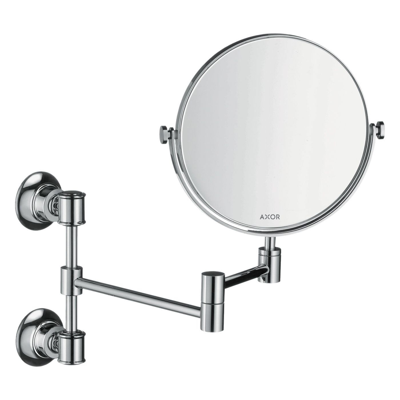 Miroir de rasage Hansgrohe Axor Montreux 42090000 pivotant, inclinable, mural, chromé