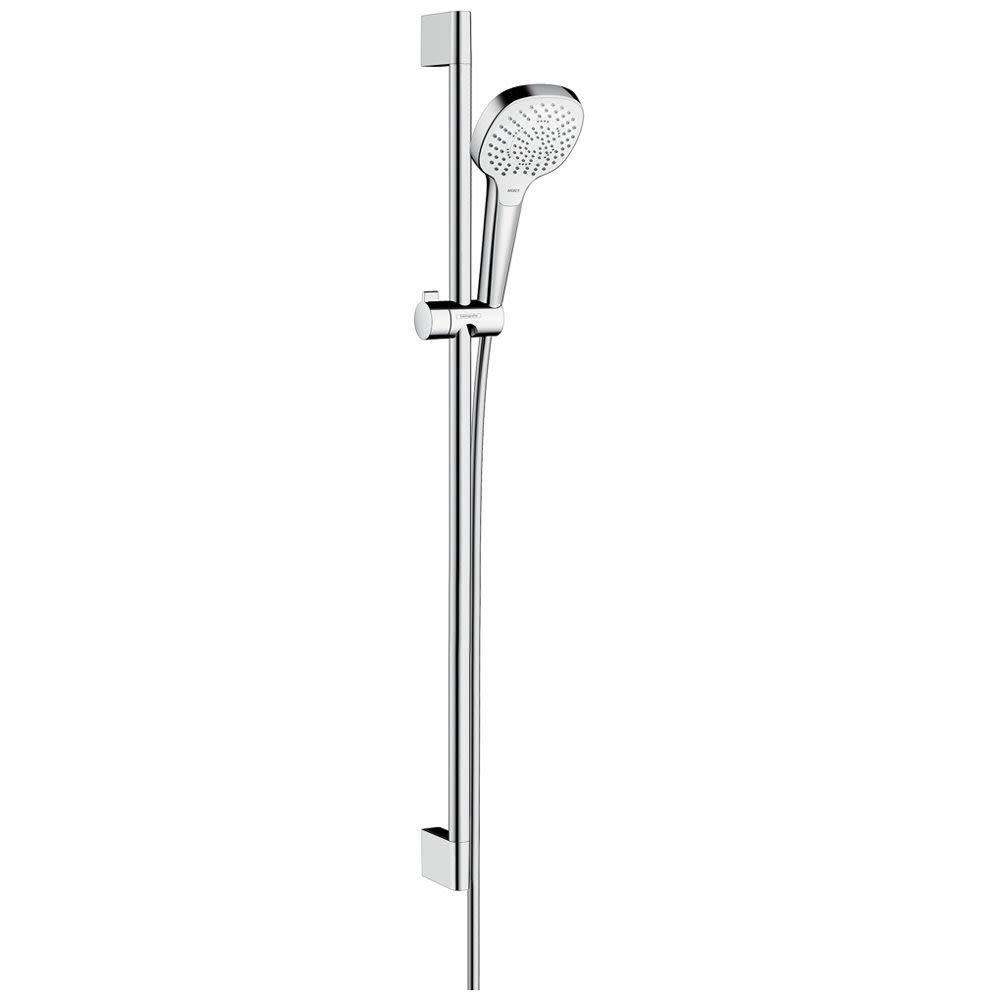 hansgrohe Croma Select E Multi Shower Set 90 cm EcoSmart 26591400, Badarmaturen, weiß/chrom