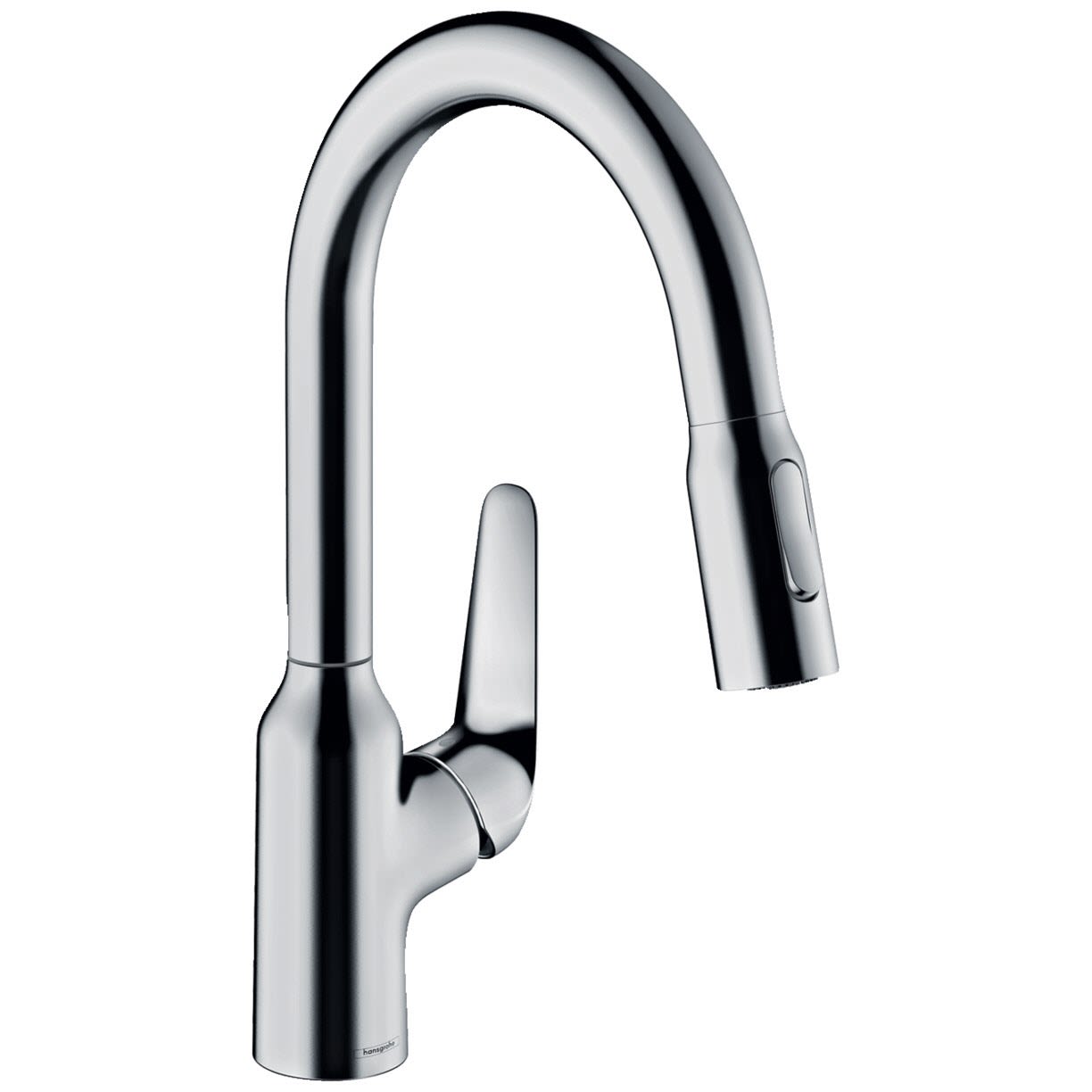 Hansgrohe Focus M42 180 mitigeur de cuisine 2jets 71801000 avec douchette extractible, plage de rotation 360°, chromé 6