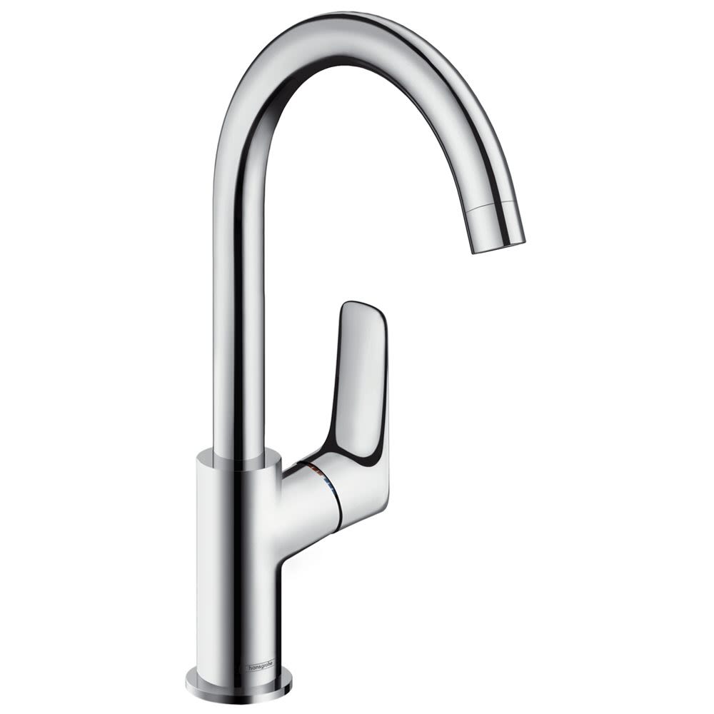 hansgrohe Logis Einhebel-Waschtischmischer 210 ohne Ablaufgarnitur, Badarmaturen, chrom 71131000