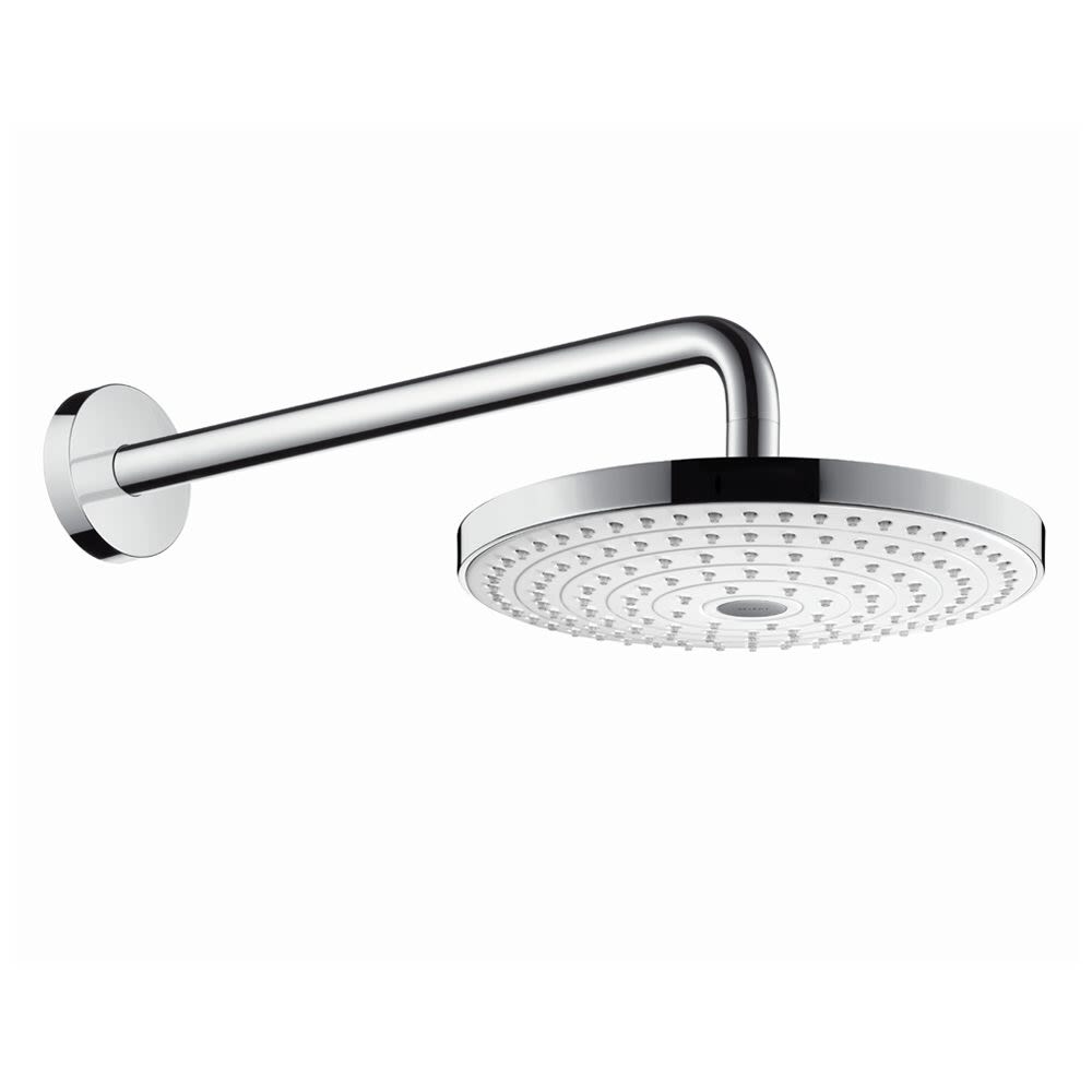 hansgrohe Raindance Select S Kopfbrause 240 2jet mit Brausearm 26466000, Badarmaturen, weiß/chrom 26466400