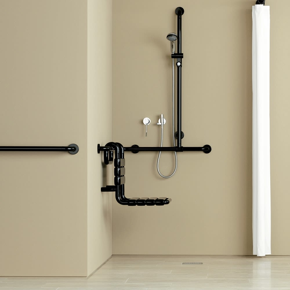 Hewi 801 siège suspendu 801.51.11092 448 x 395 x 500 mm, gris anthracite 3