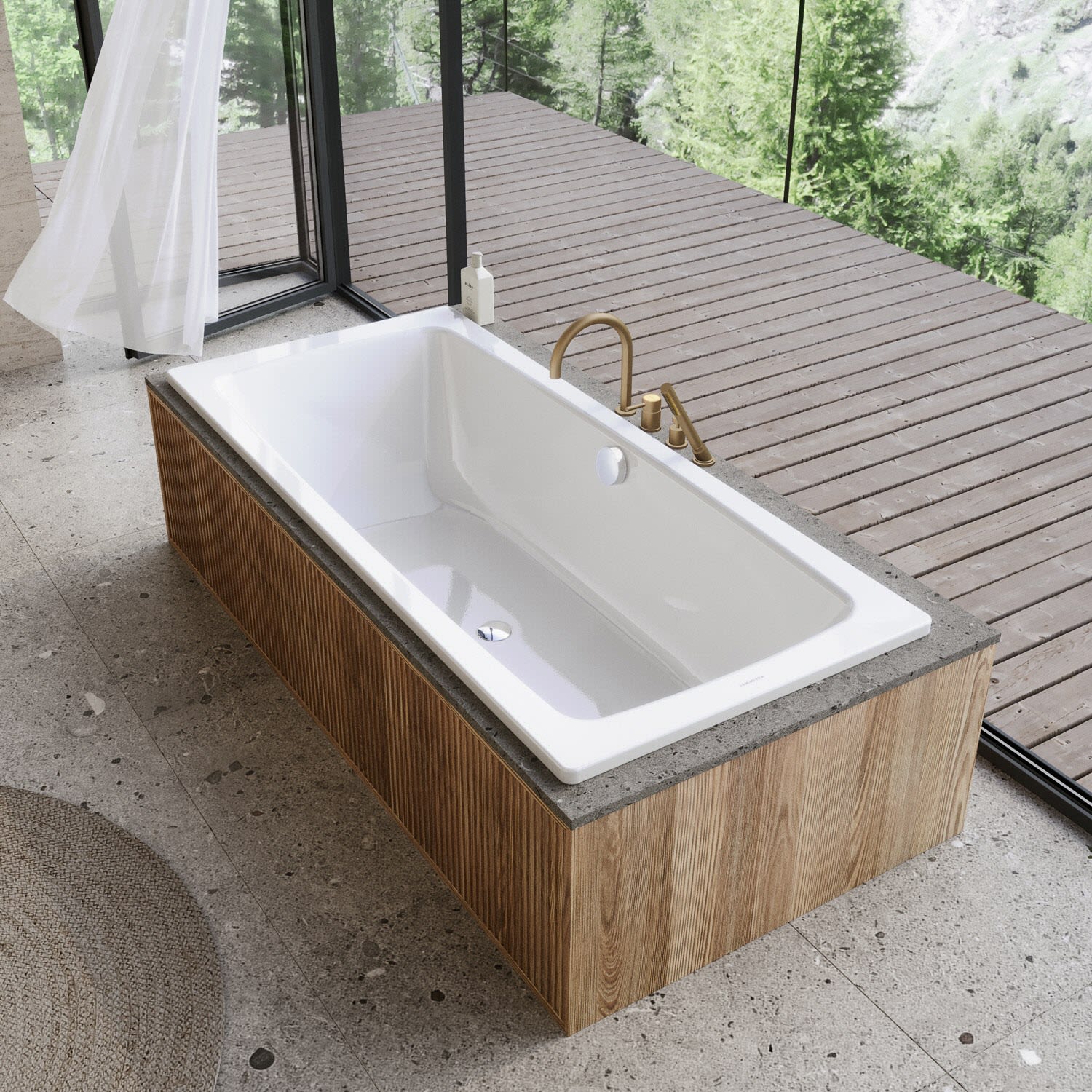 Kaldewei CAYONO DUO Mod. 725 Badewanne 180 x 80 cm, mit Perl-Effekt, Badewannen, alpinweiß 272500013001