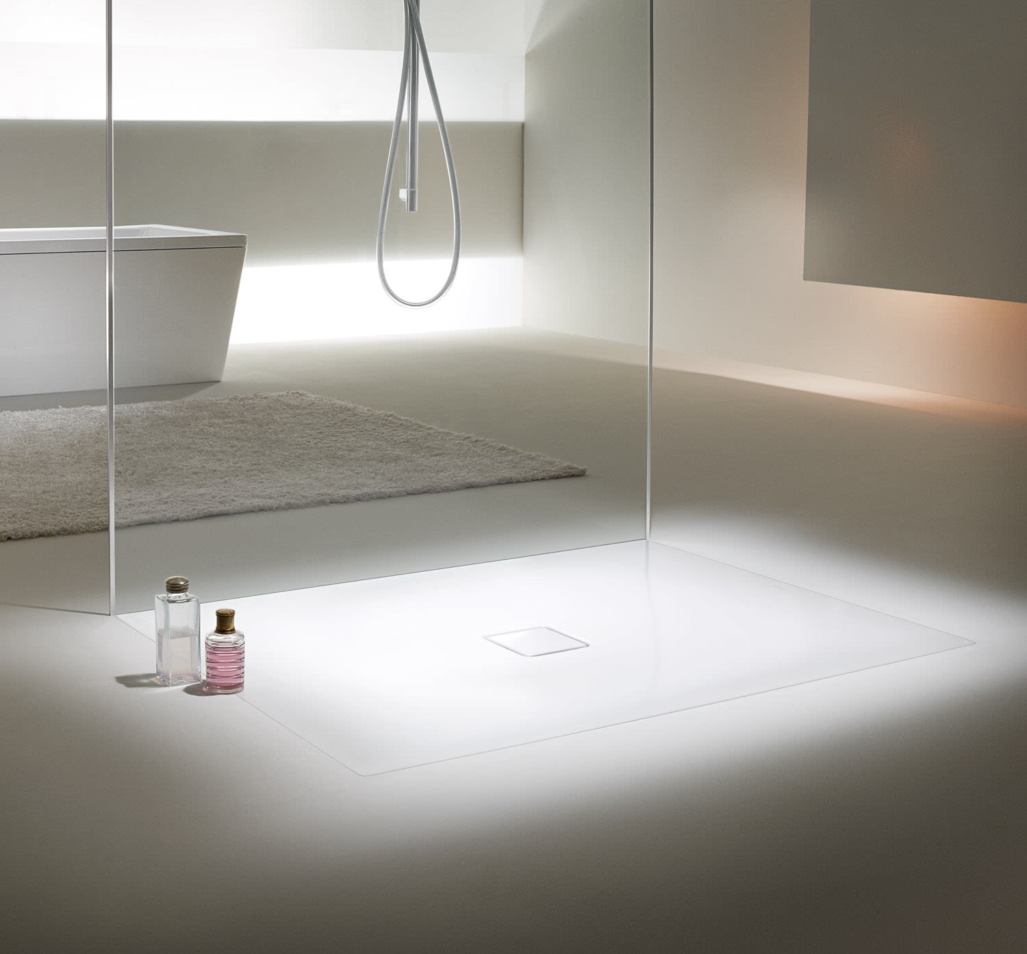 Kaldewei Conoflat Zone de douche Blanc 90x130cm 3