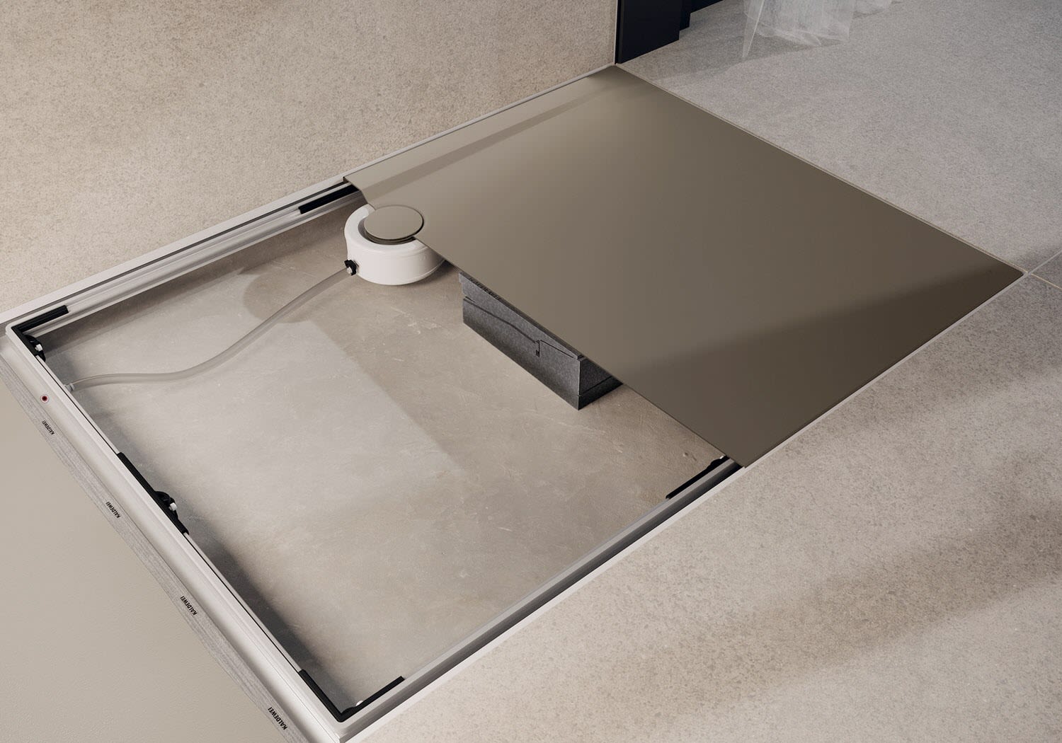 Kaldewei Einbausystemrahmen ESR Bodeneben 80 x 120 cm 3