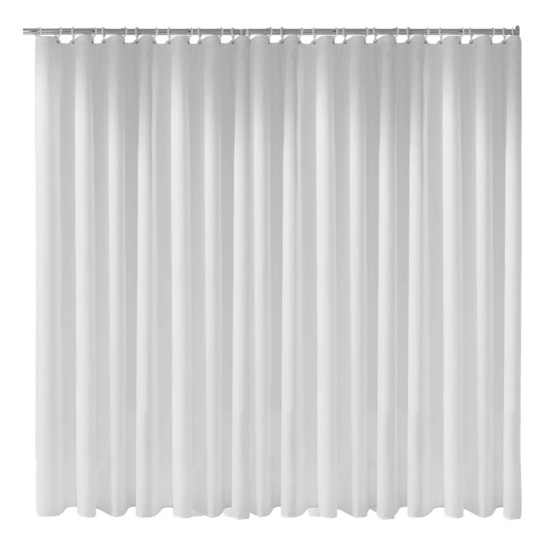 rideau de douche Keuco Plan uni 14943000130 300 x 180 cm, 16 œillets, blanc