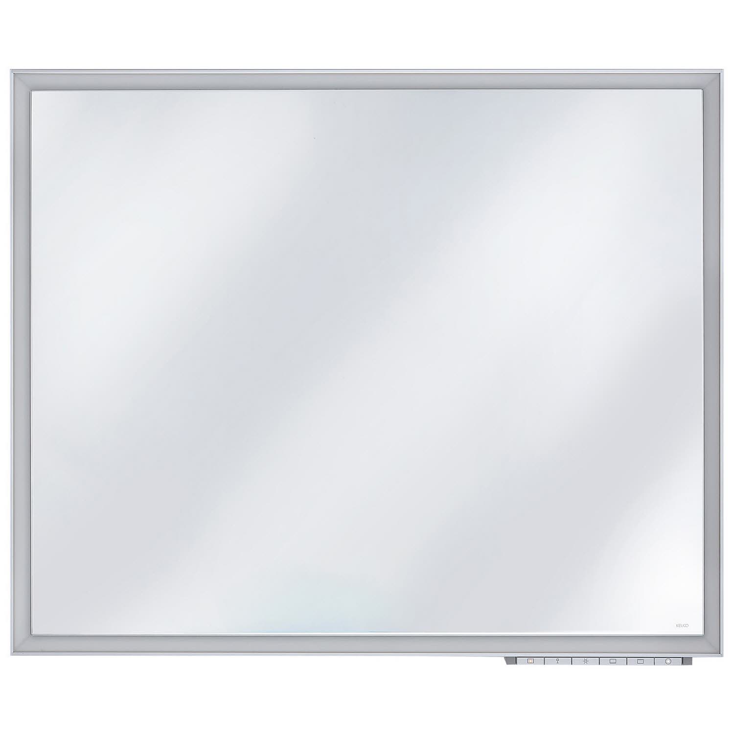 Keuco Royal Lumos miroir 14598171500 650x650x60mm, 48 + 41 watts, chauffe-miroir, anodisé argent 2