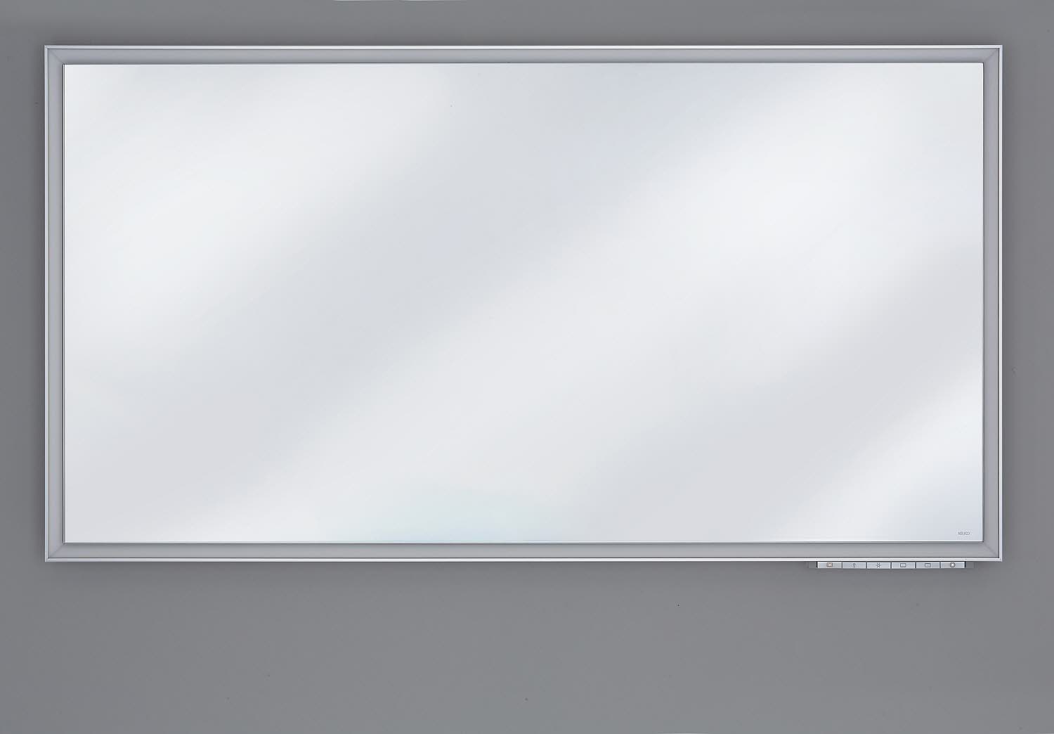 Keuco miroir Royal Lumos 14598175000 1400x650x60mm, 77 + 90 watts, miroir chauffant, argent anodisé 3