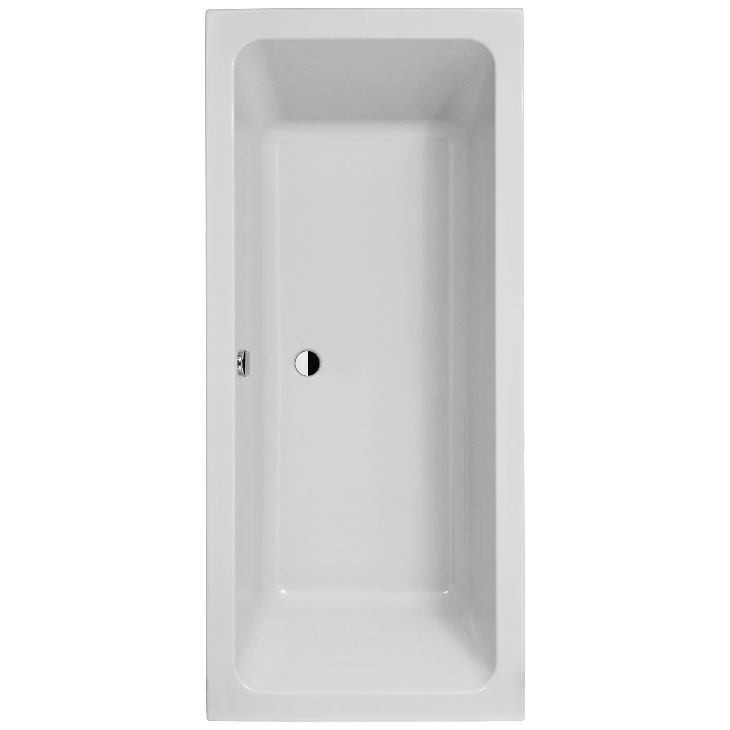 Megabad Profi Collection Megabad Architekt Plana Duo Badewanne 190 x 90 cm MB700340, Badewannen, weiß