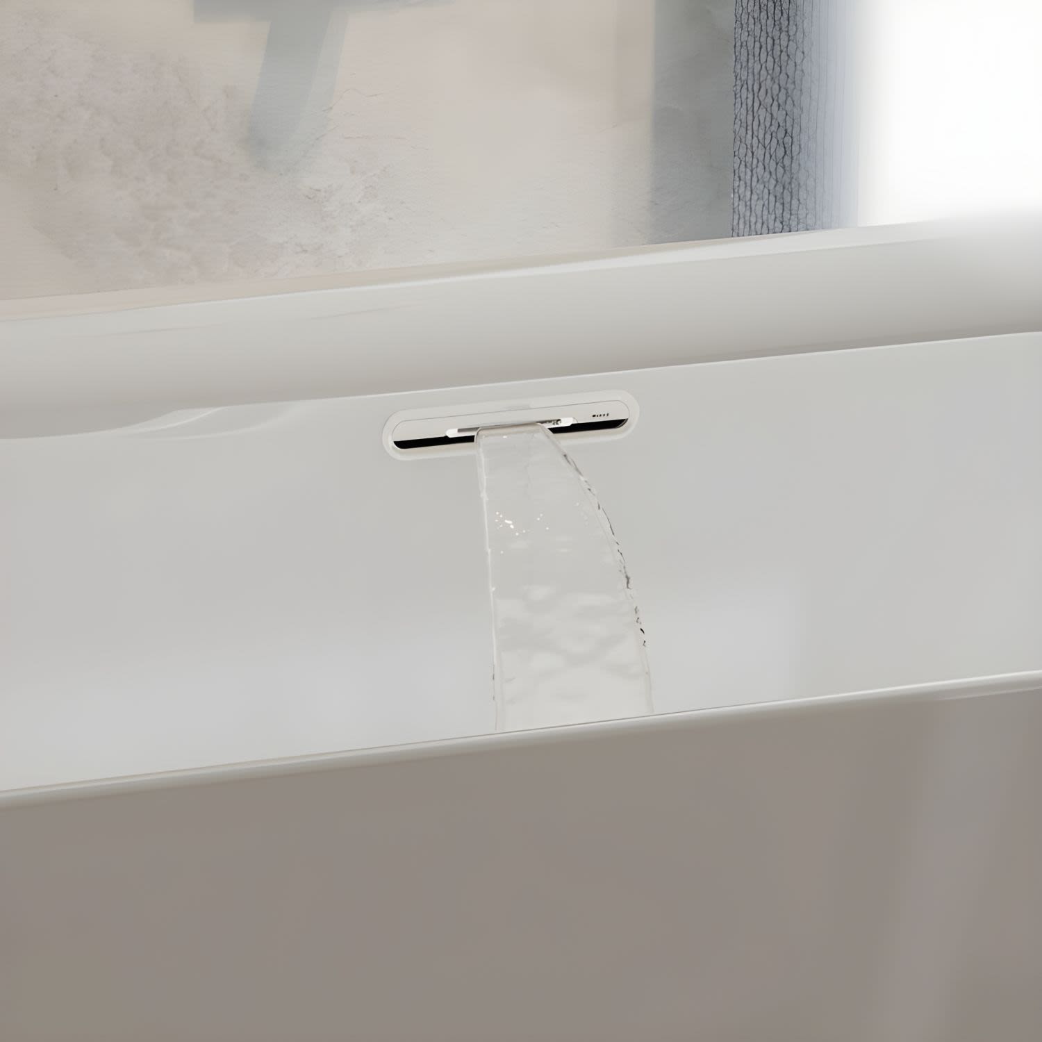 Riho Still Square Rechteck-Badewanne 180 x 80 cm mit Riho Fall 2