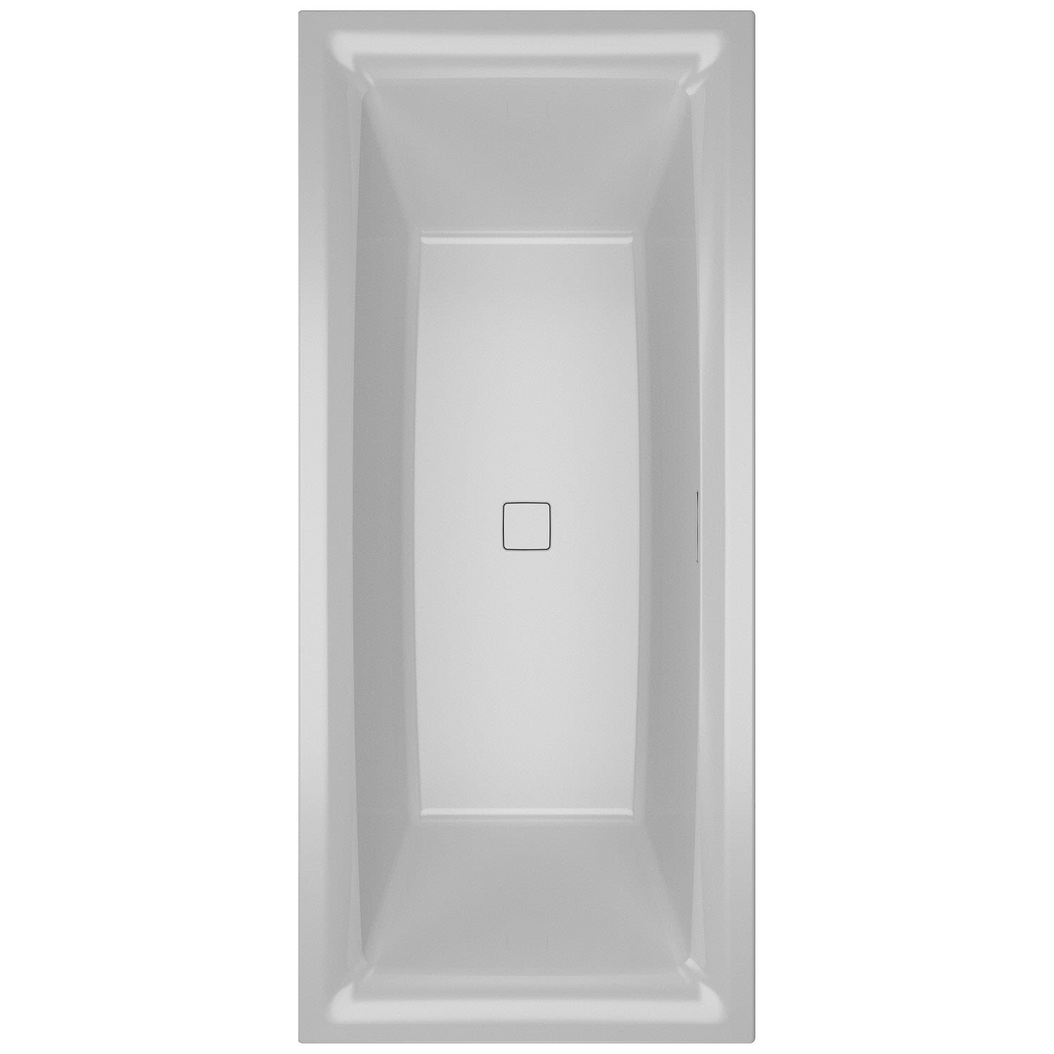 Riho Still Square Rechteck-Badewanne 180 x 80 cm mit Riho Fall