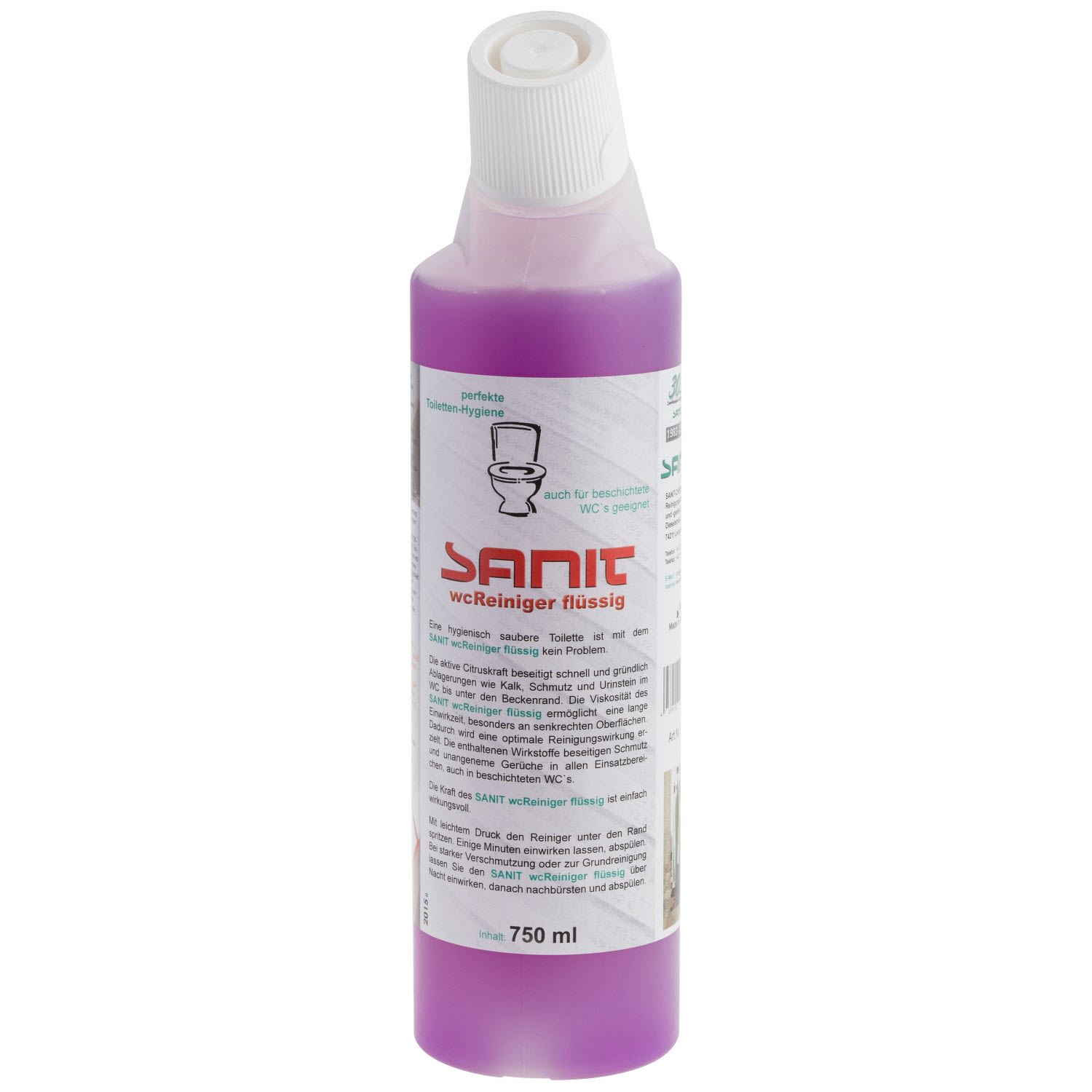 Nettoyant WC Sanit 3053 750 ml, bouteille 2