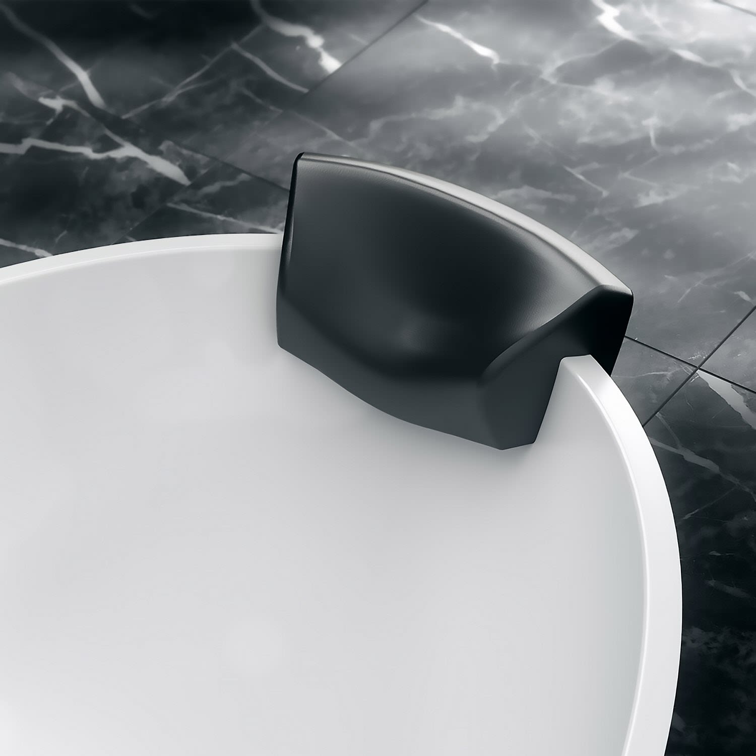 Victoria & Albert Napoli Kopfstütze HR-NAP, Badewannen, schwarz HR-NAP-BK