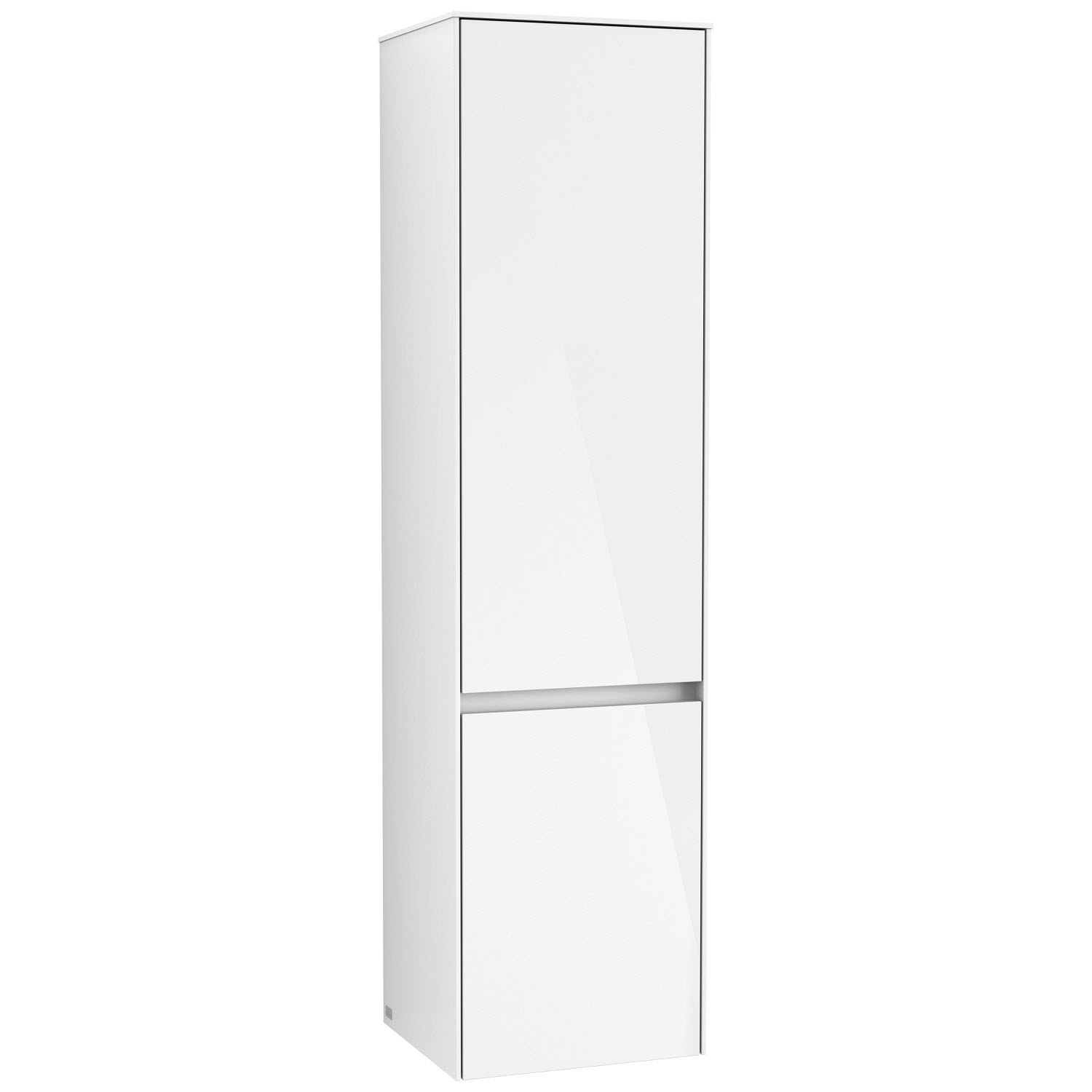 Villeroy & Boch Collaro Hochschrank 40,4 x 153,8 cm mit 2 Türen, Anschlag links, Badmöbel, C03300DH, - B: 40,4 T: 34,9 H: 153,8 cm