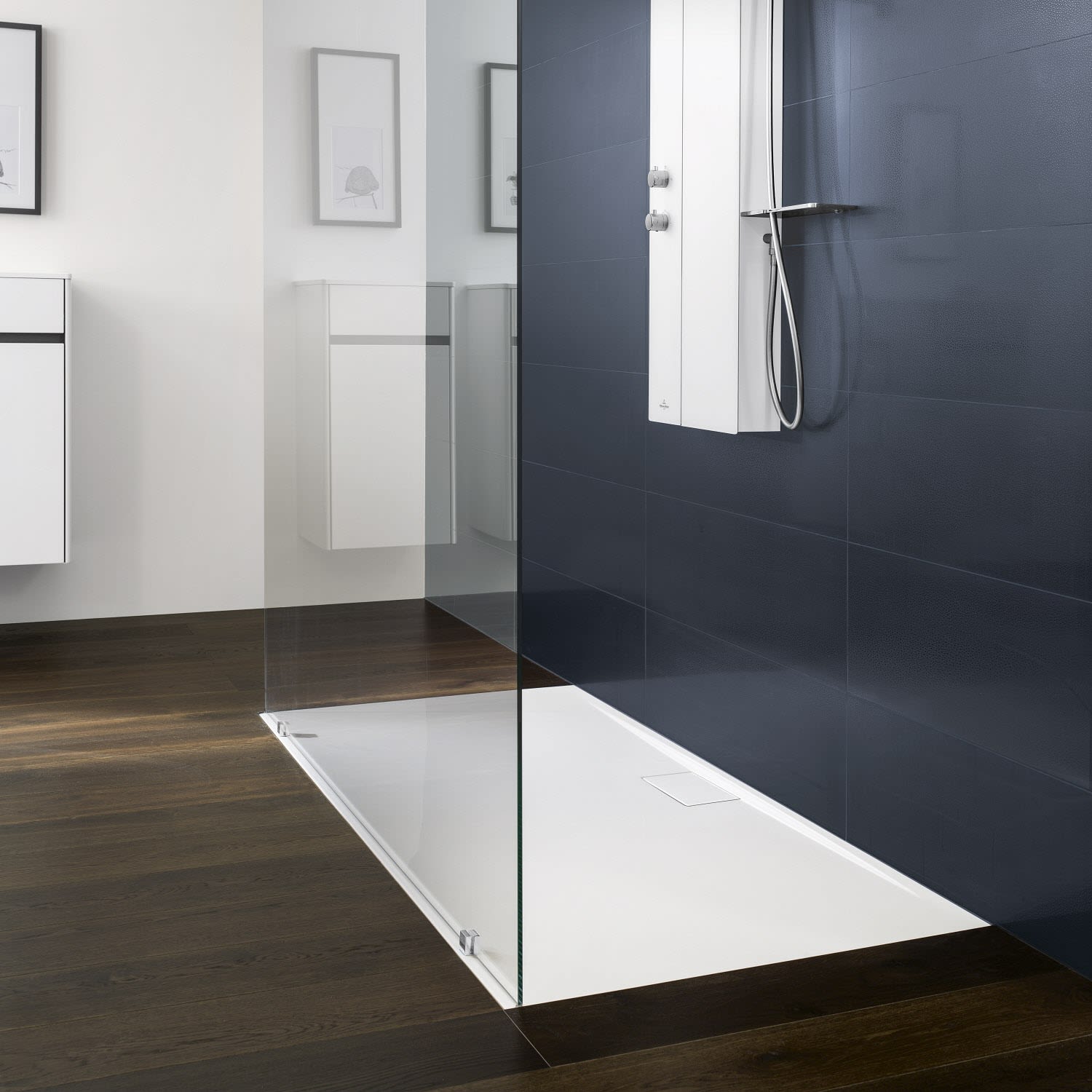 Villeroy und Boch Villeroy et Boch Architectura MetalRim Receveur de douche en DA1490ARA248V01 blanc, 140x90x4.8cm 2