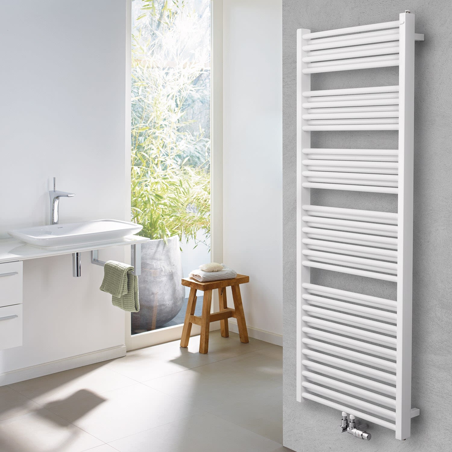 Zehnder Zeno ZZ600475B100000 Radiator White 1421x750mm