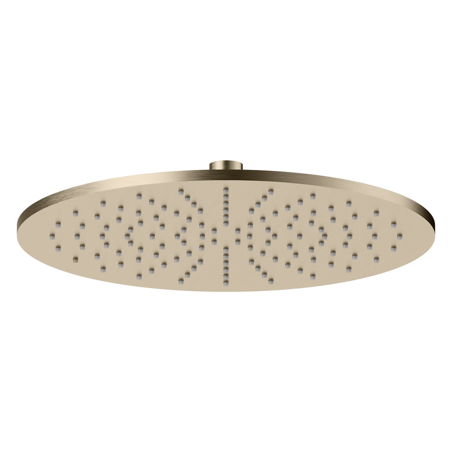 Herzbach LIVING SPA Slim Regenbrause Ø 30 cm für Wand-/Deckenarm, Badarmaturen, brass steel 11.600300.1.41