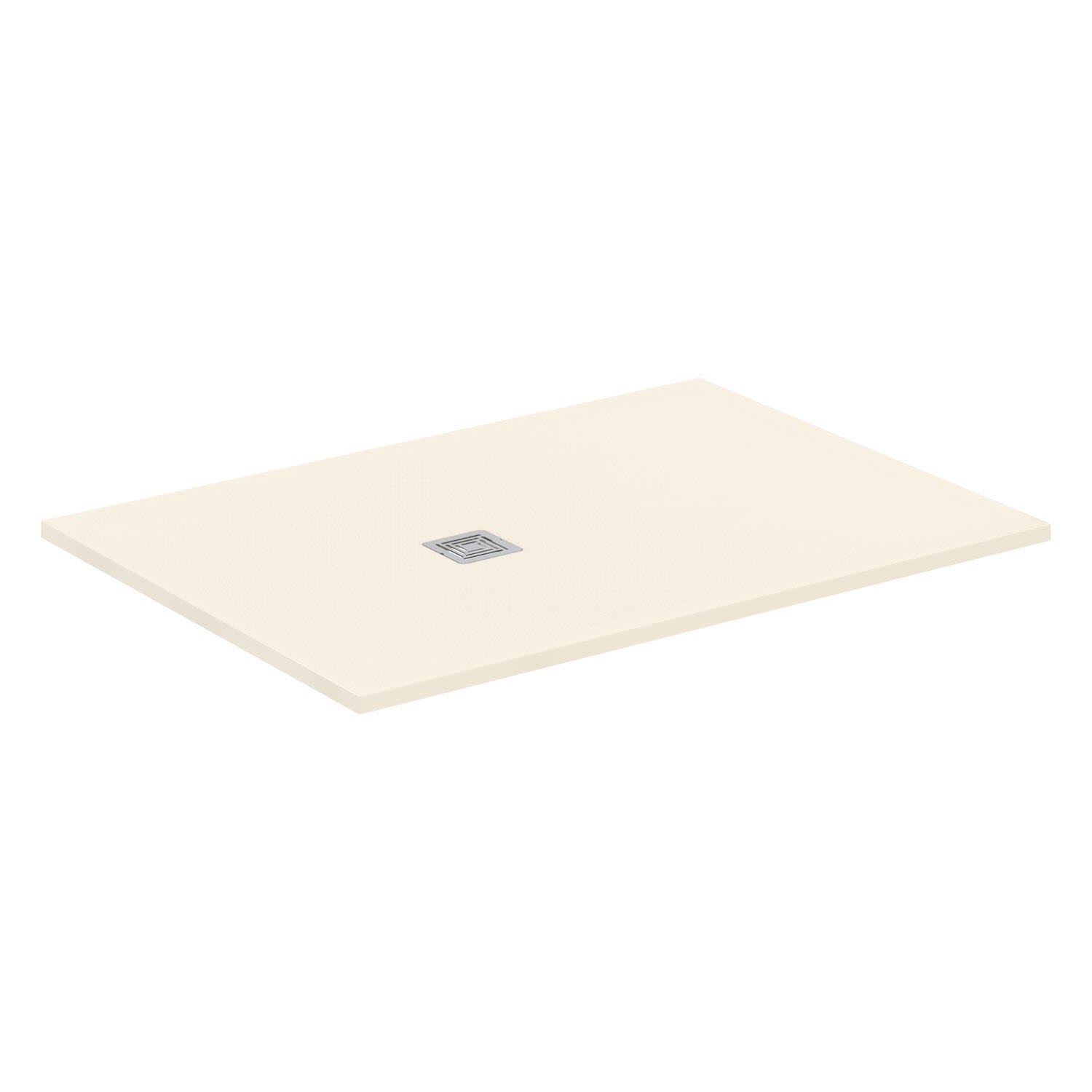 Ideal Standard Ultra Flat S + Rechteck-Brausewanne 140 x 100 cm, Ablaufposition: seitlich 55 cm, Duschwannen, sandstein T5708FT