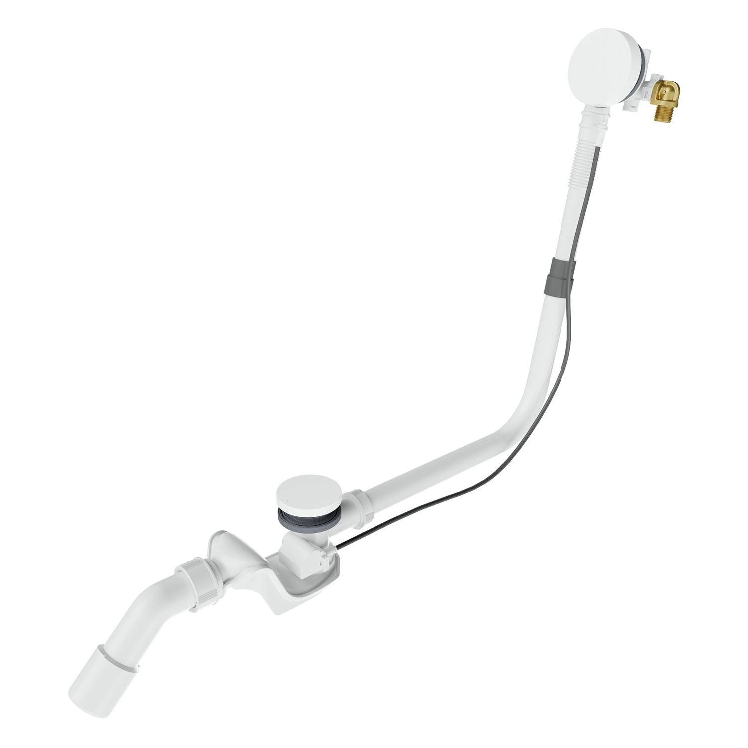 Kaldewei COMFORT LEVEL PLUS KA 4012, mit Füllfunktion 687772380999, Montagezubehör, alpinweiß 687772510001