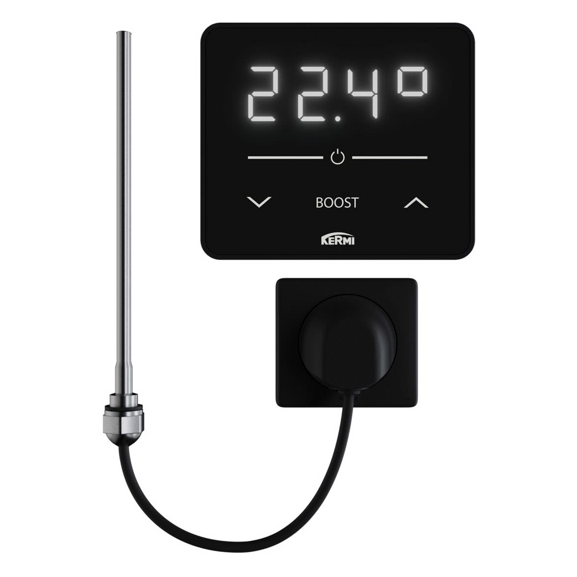 Kermi Elektro-Set WWS 800 Watt, Heizung, schwarz ZE04360010