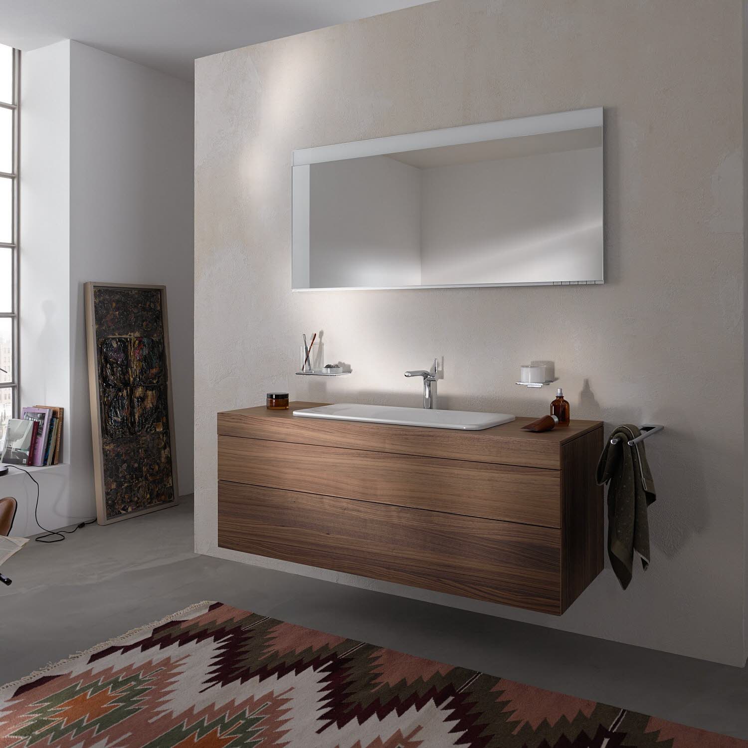 Keuco Edition 400 miroir lumineux 11596172501 1410x650x33mm, éclairage LED et chauffage de miroir 2