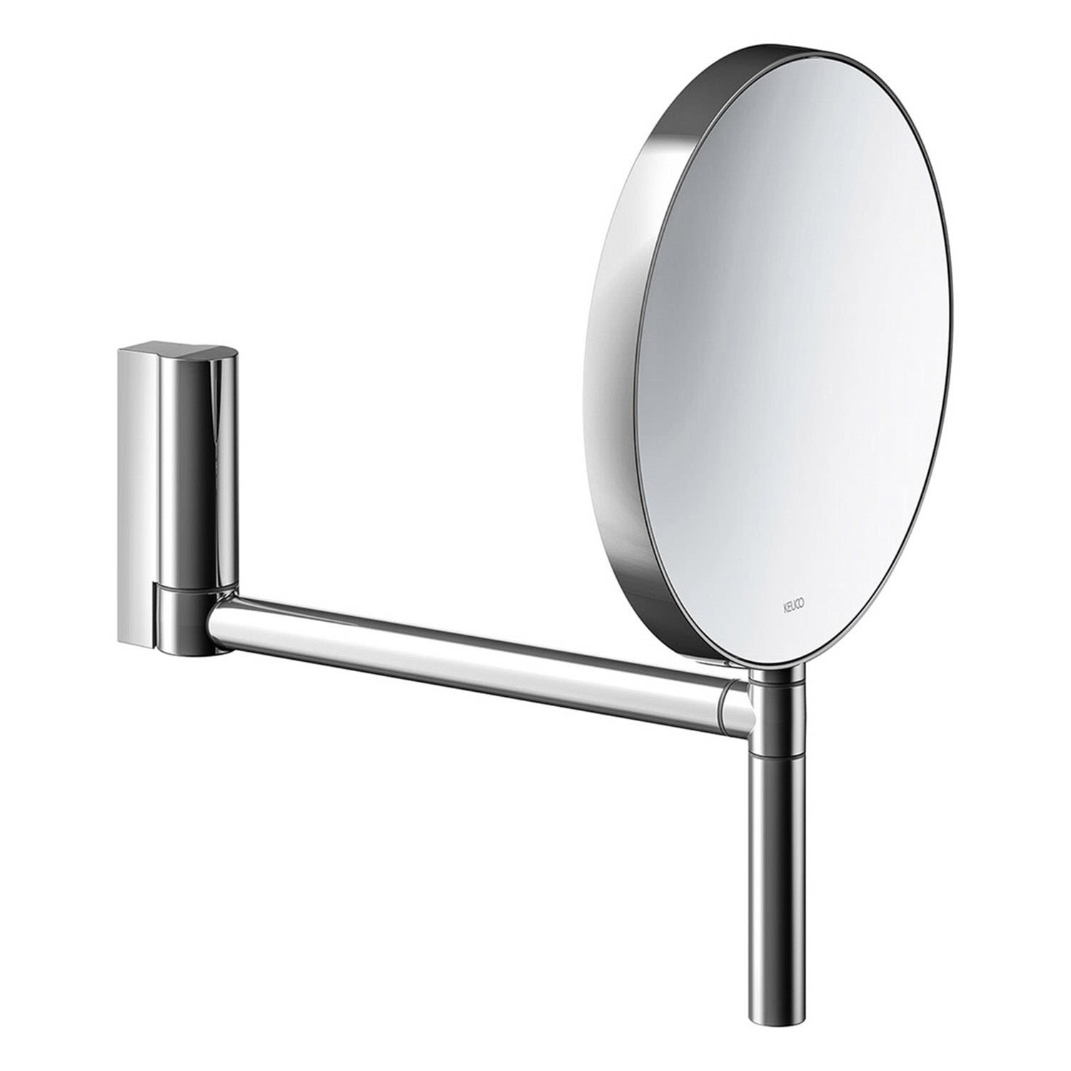 Miroir cosmétique Keuco Plan 17649010002, grossissement x5, Ø 193 mm, sans éclairage, chromé 2