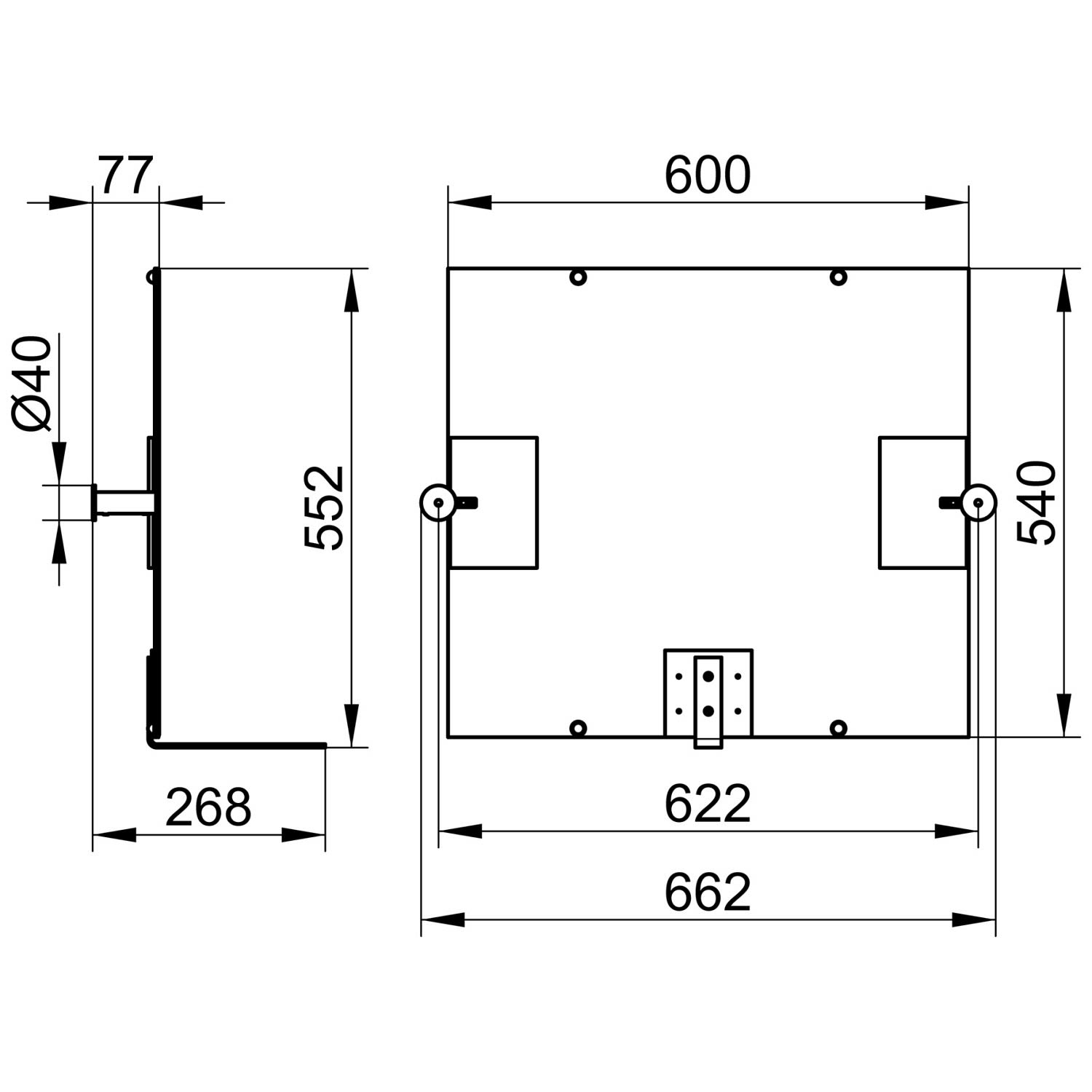 Keuco Plan Care miroir inclinable 34986012000 60 x 54 cm, chromé 3