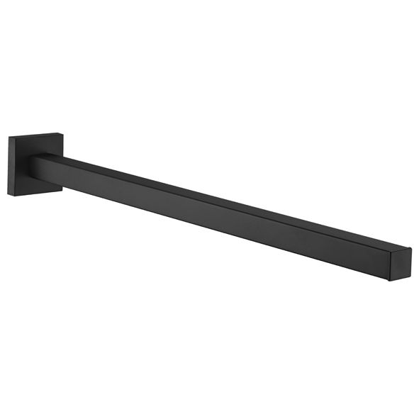 Kronenbach Quara 2.0 Black Handtuchhalter einarmig 43 cm 29.210.070.1904, Accessoires, schwarz matt