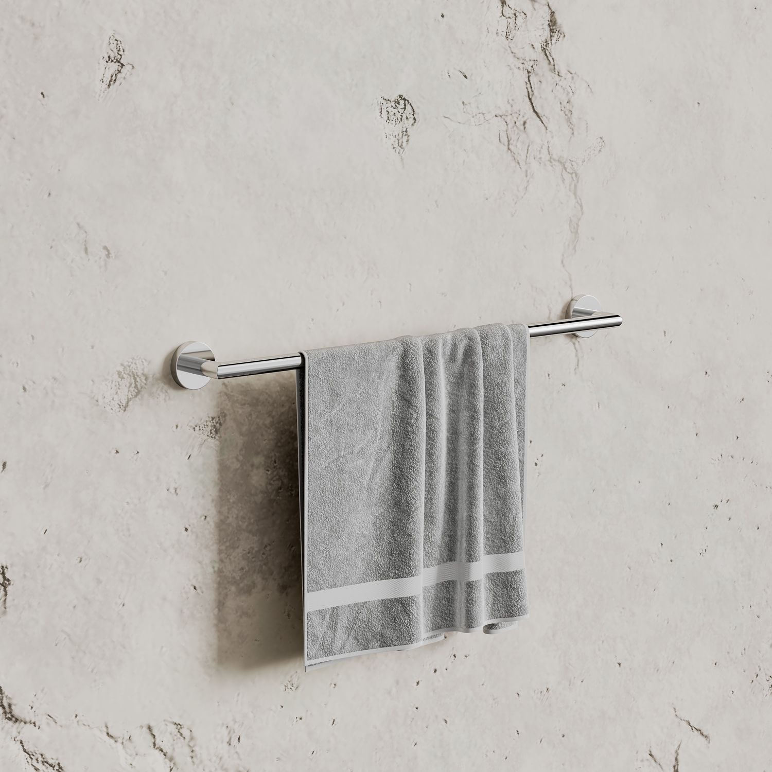 Kronenbach Radia Badetuchhalter 60 cm 29.100.153.0005, Accessoires, chrom