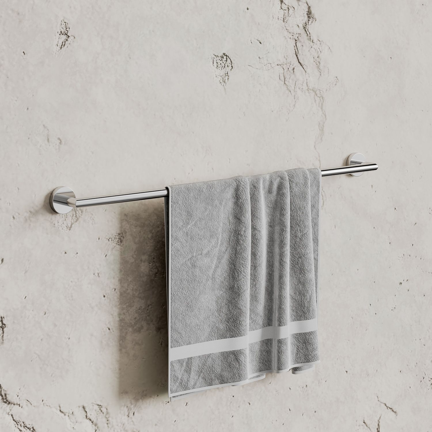 Kronenbach Radia Badetuchhalter 80 cm 29.100.154.0005, Accessoires, chrom