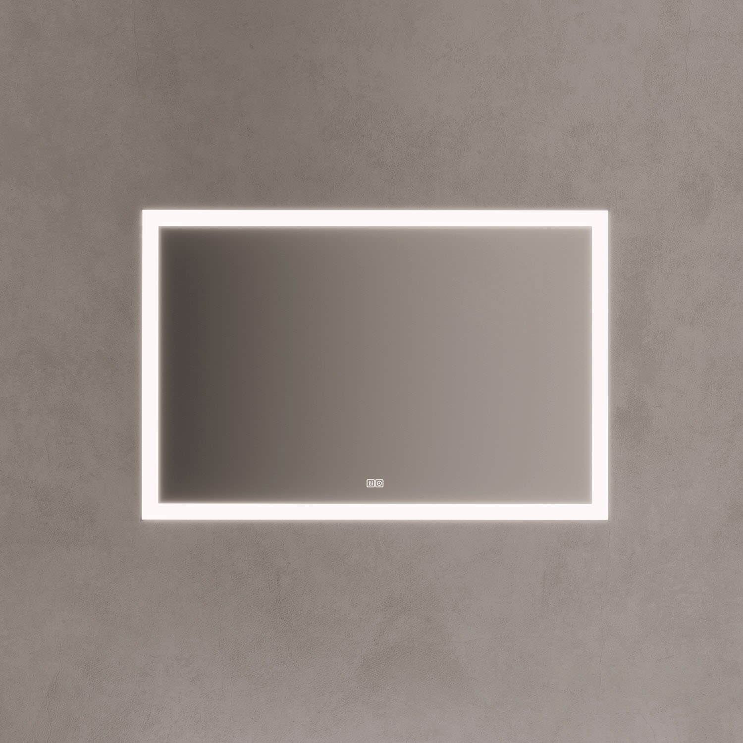 Kronenbach Day Badspiegel 120x80 cm LED mit Antibeschlag, Spiegel, UD801279KBDNLED