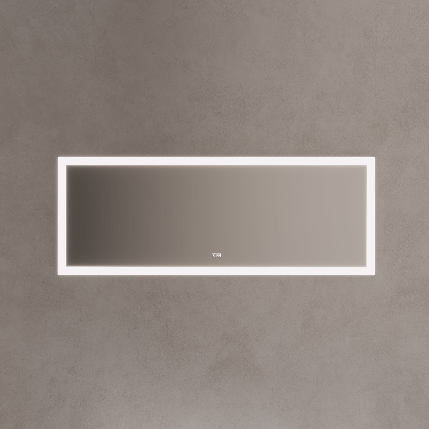 Kronenbach Day Badspiegel 160 x 60 cm mit LED-Beleuchtung und Dimmfunktion