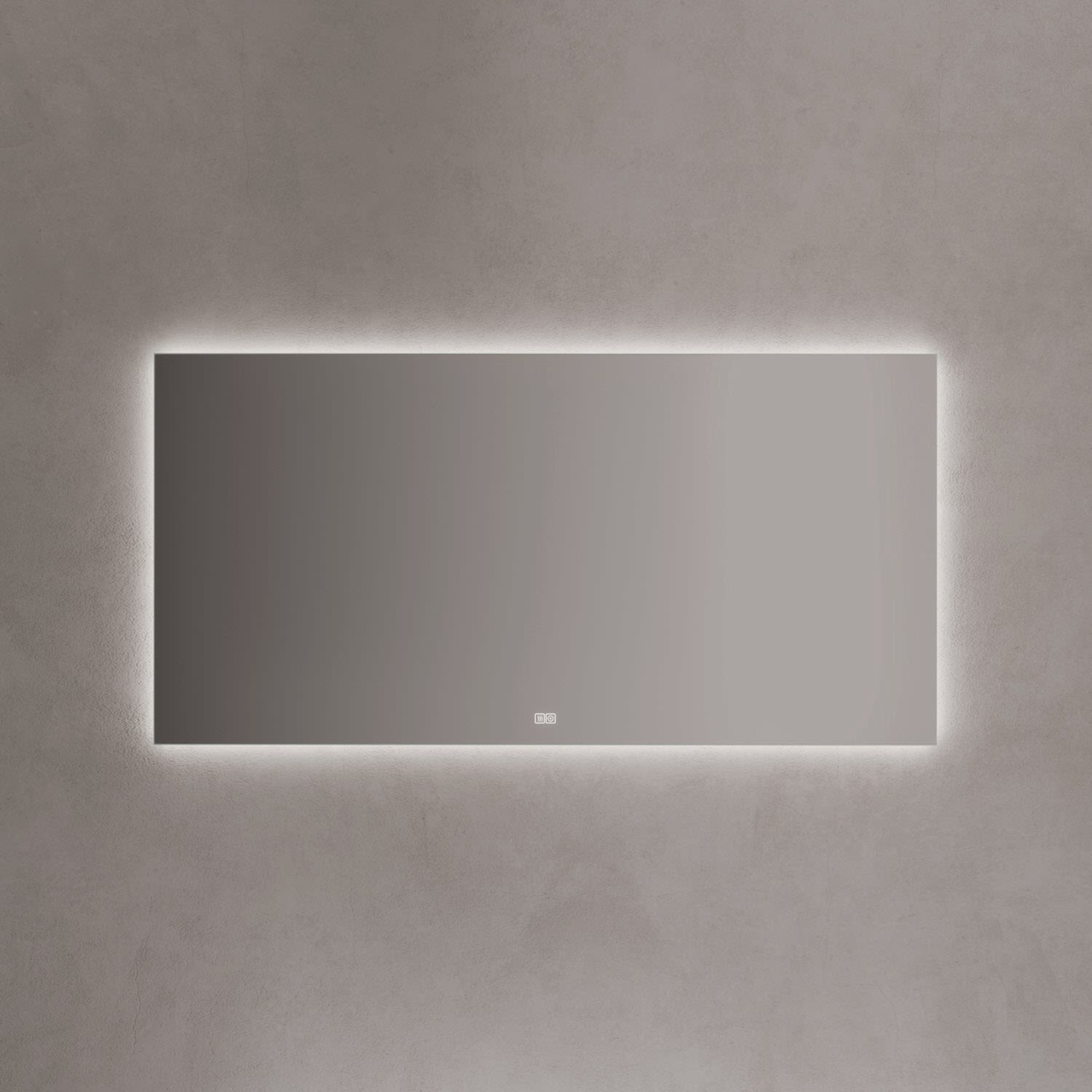 Kronenbach Night Badspiegel 160x80 cm mit LED-Beleuchtung, Spiegel, UN801676KBNNLED