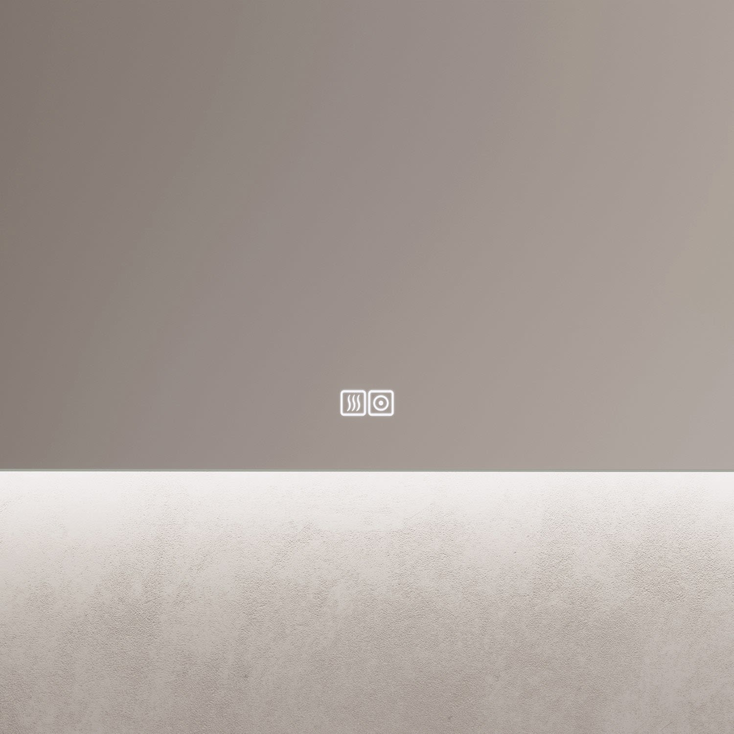 Kronenbach Nacht LED Bathroom Mirror 80 x 80 cm 2