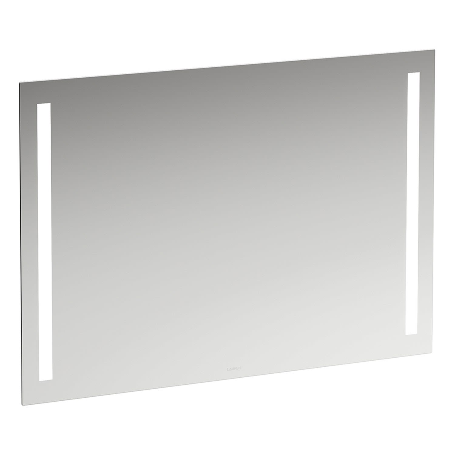 LAUFEN LANI Badspiegel mit 2 vertikal integrierten LED-Lichtelementen in 100 cm