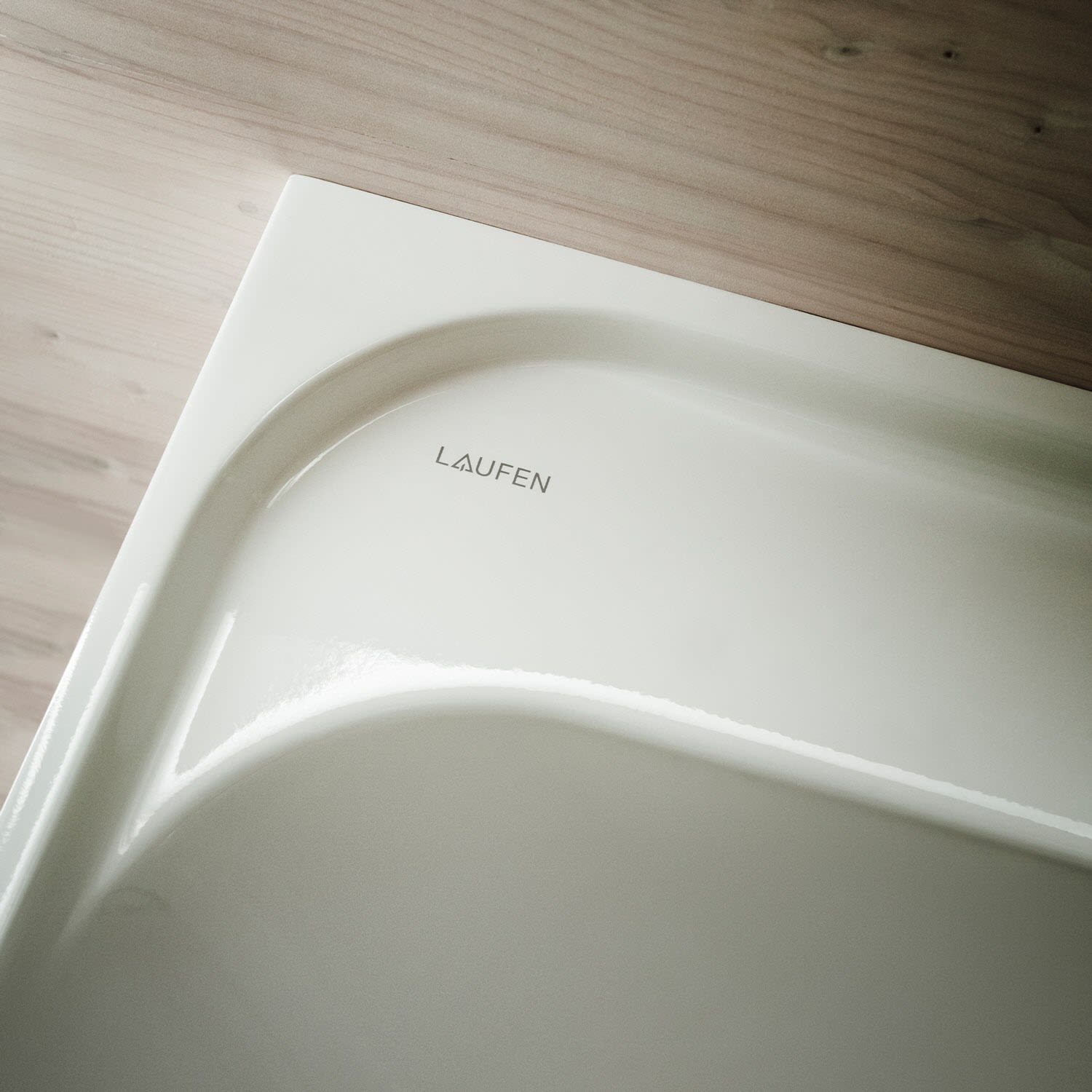 Laufen Meda Aufsatzwaschtisch H8161140001111 65x46cm, ohne Überlauf, 1 Hahnloch pro Becken, weiß 3