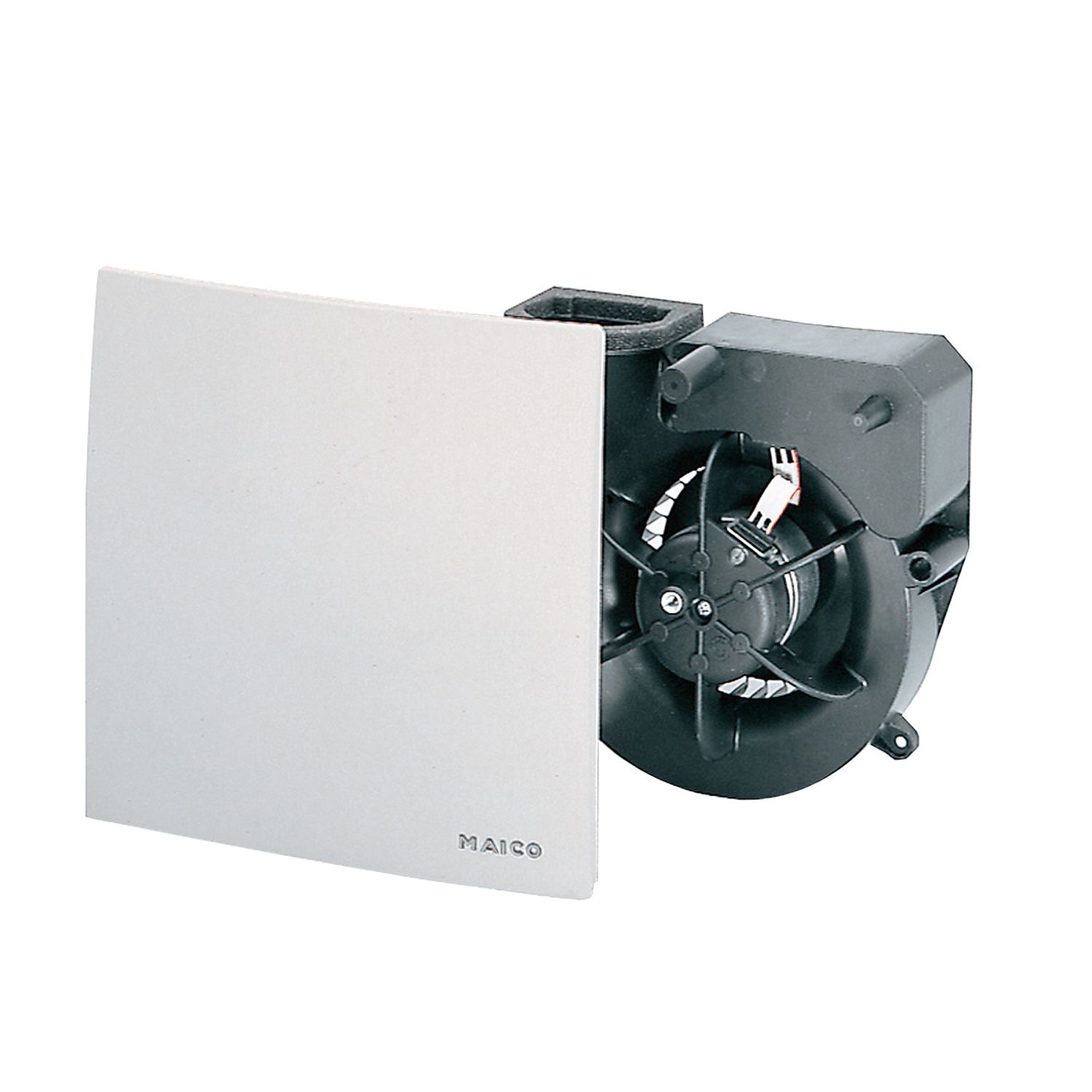 MAICO Ventilatoreinsatz mit Abdeckung und Filter zum Einbau in Unterputzgehäuse