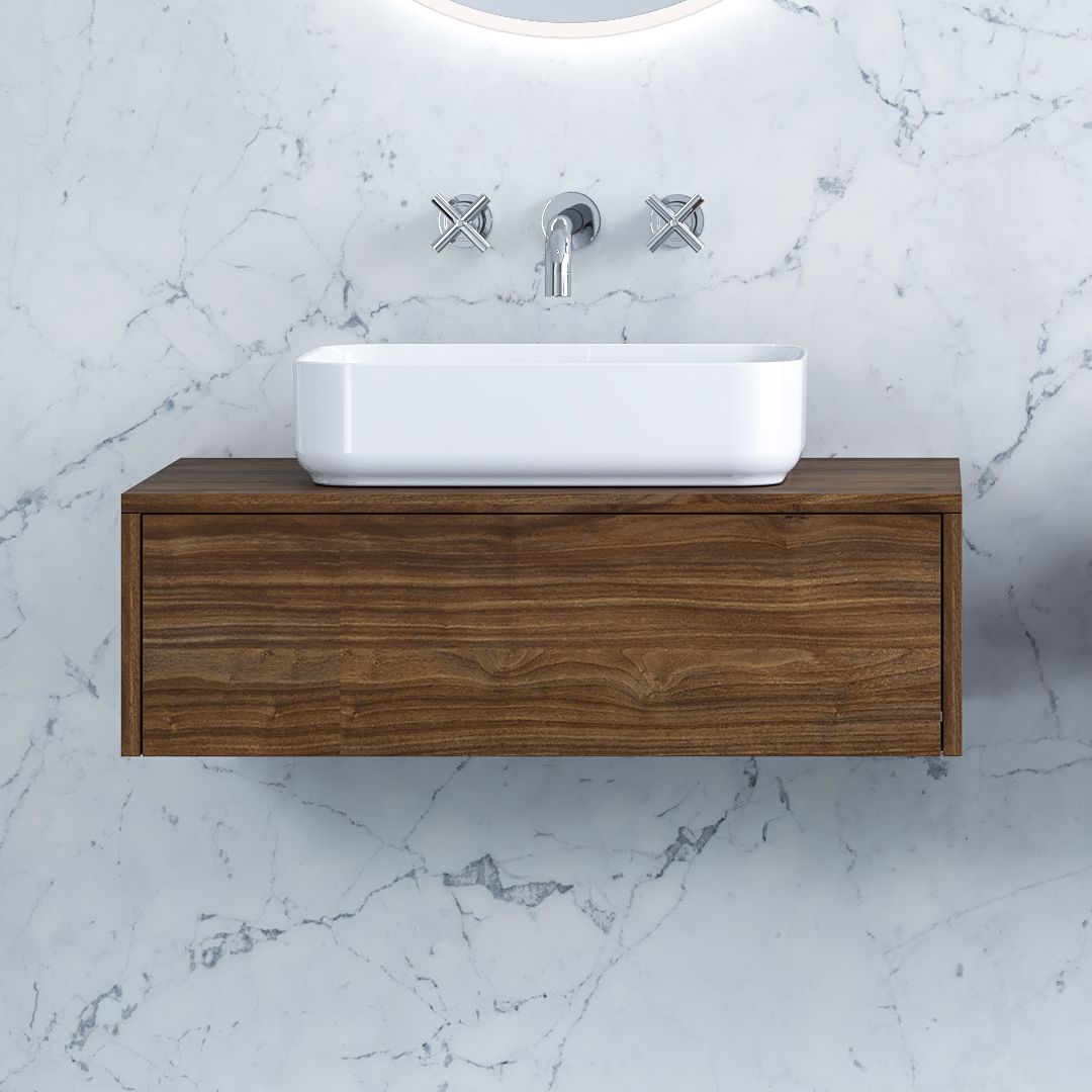 Megabad Profi Collection Megabad Art Waschtischkonsole 80 cm mit 1 Auszug 21MF1062080I, Badmöbel,