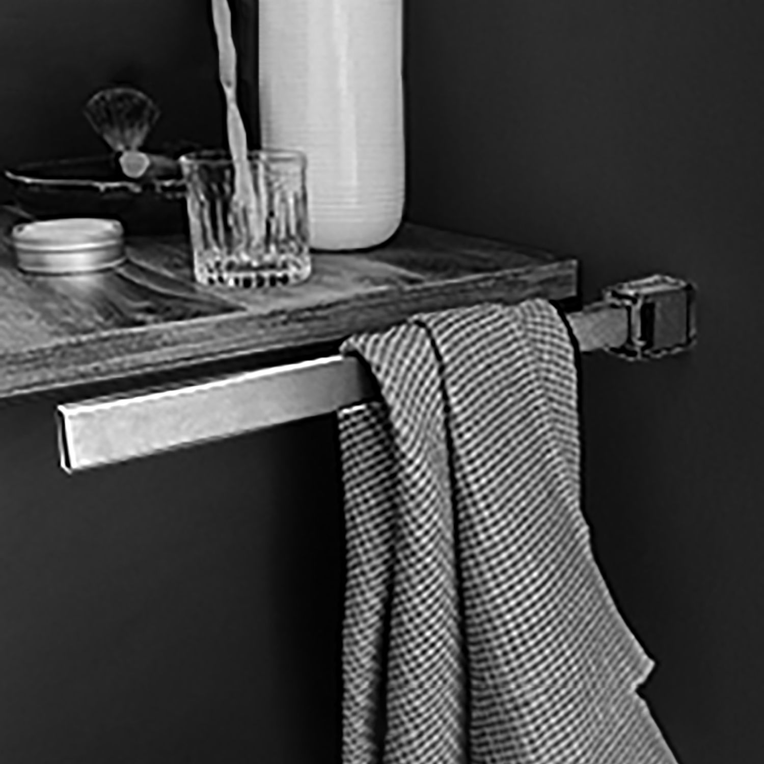 Puris Handtuchhalter einarmig, schwenkbar PZ11471, Accessoires, chrom