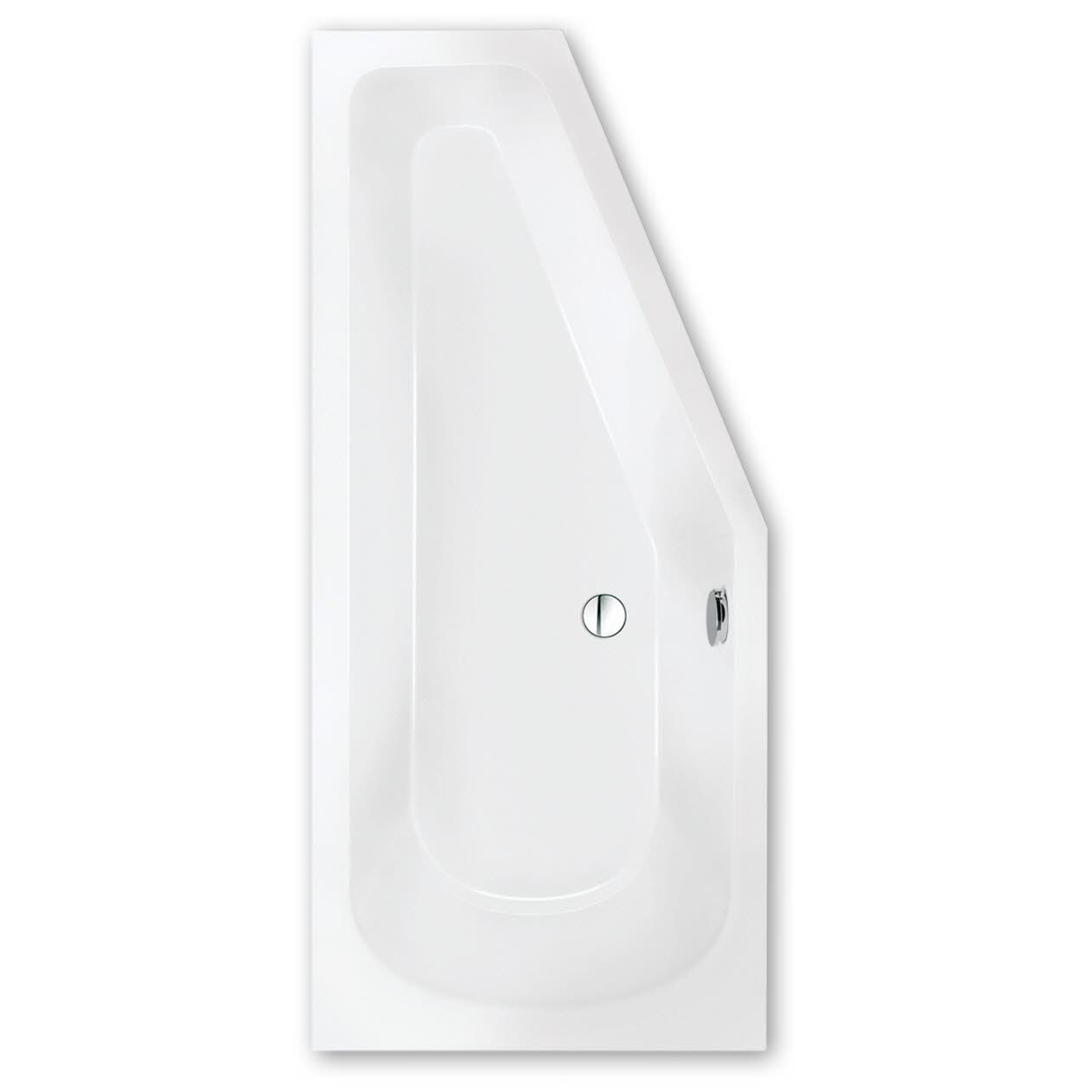 Steinkamp Life Raumsparbadewanne 160 x 75 cm, rechts, Badewannen, weiß STB38610